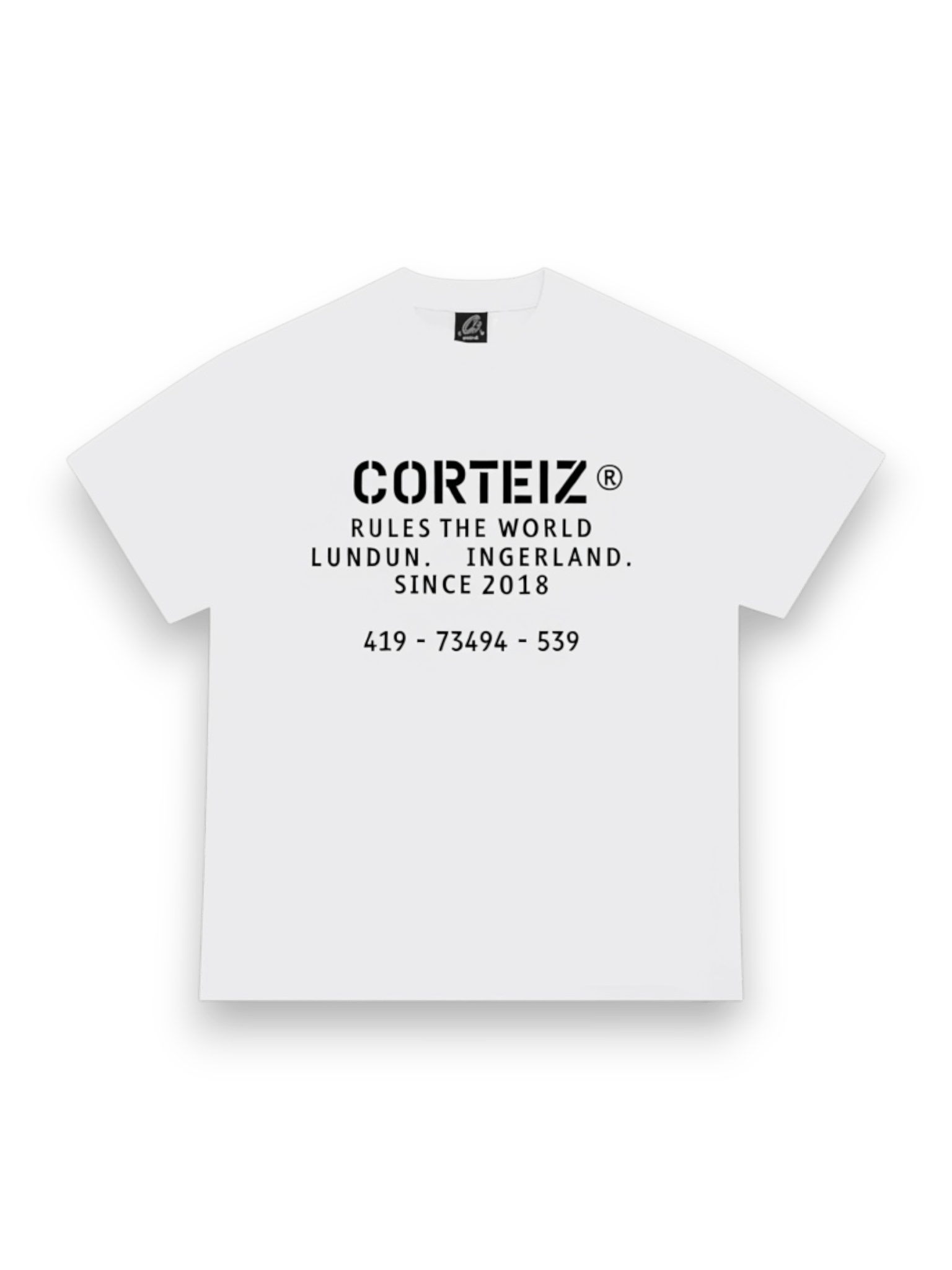 Corteiz OG Stencil Tee White