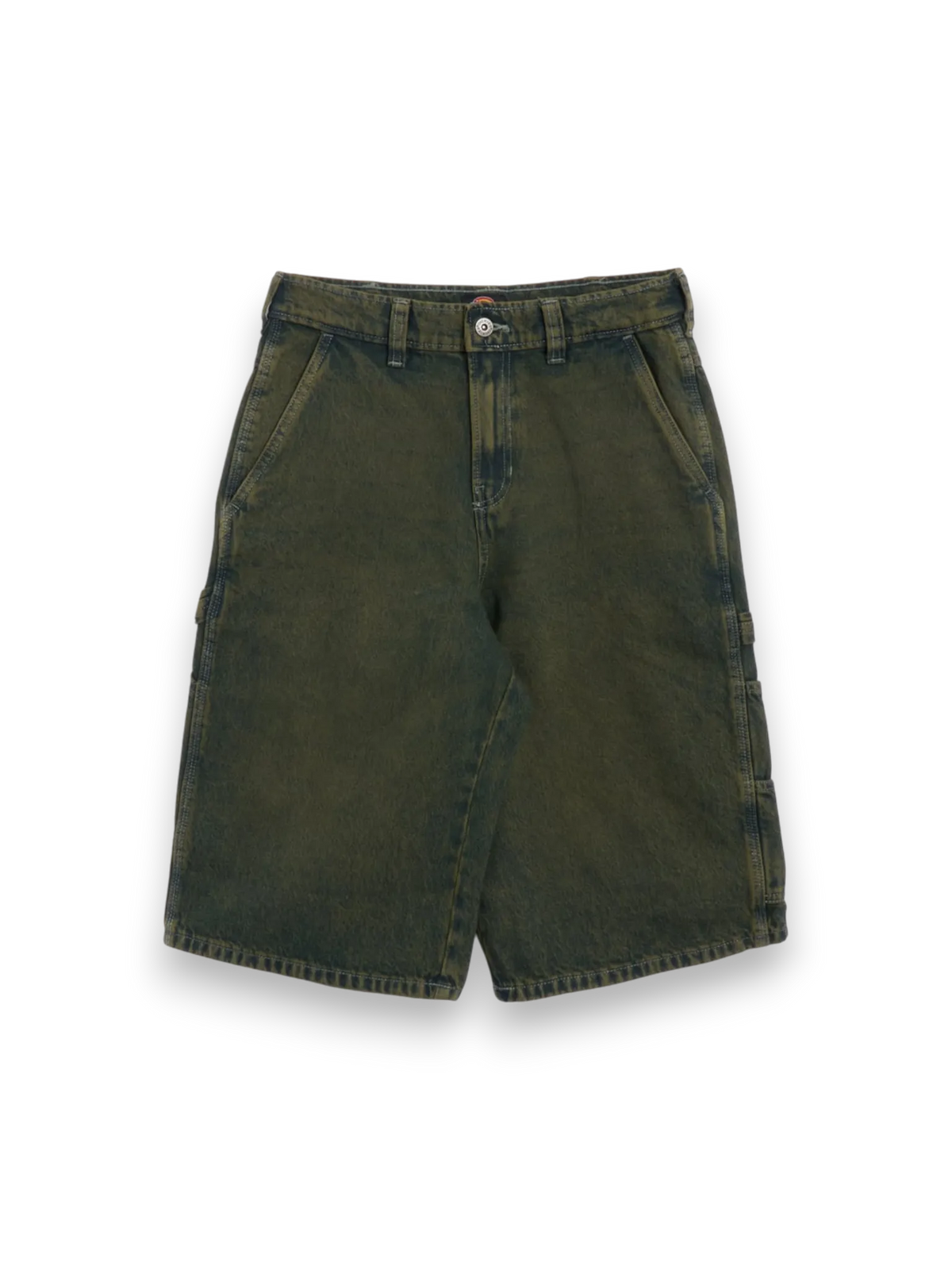 Dickies Men's Loose Denim Painter Shorts Green