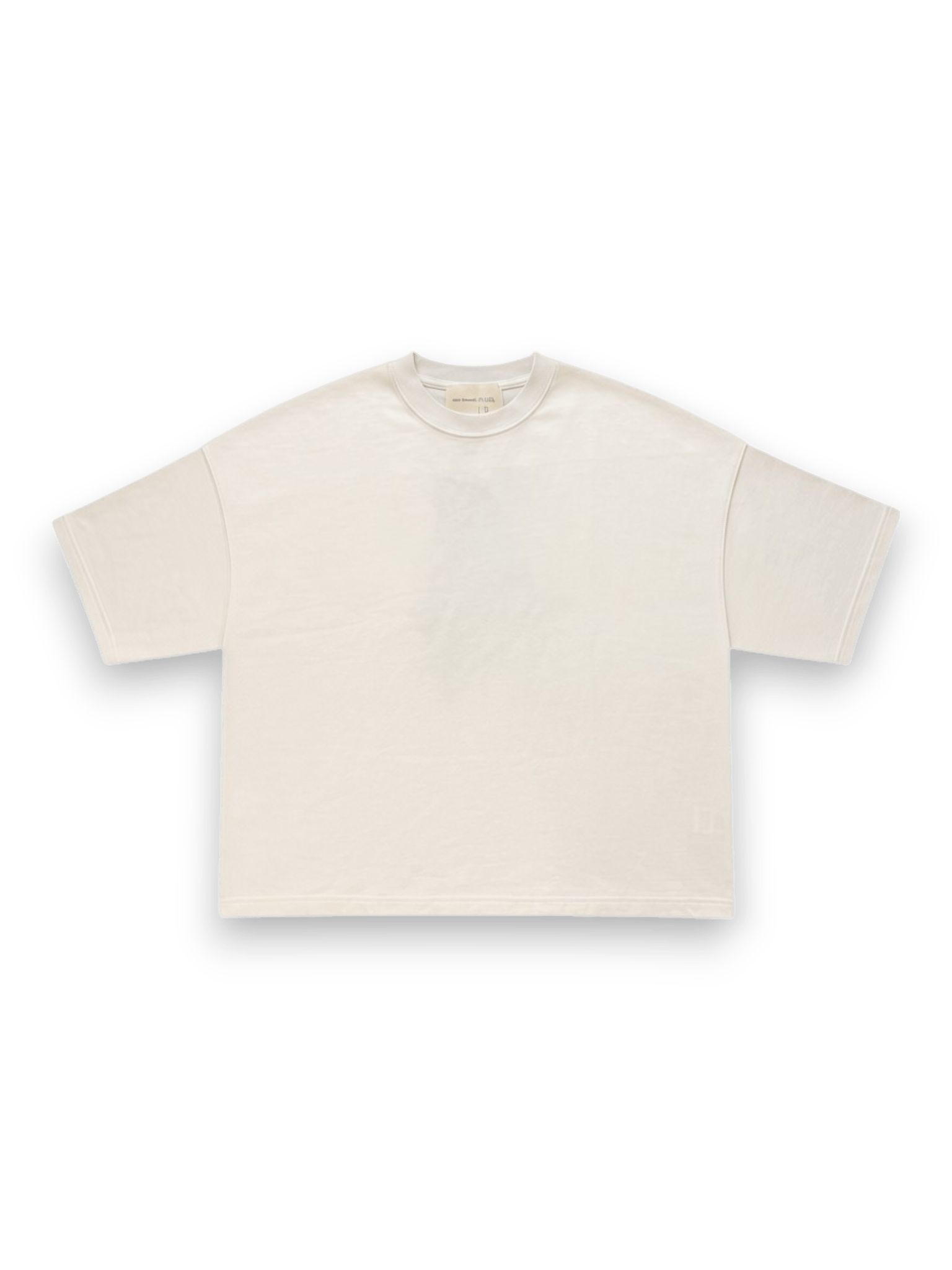 STAY HUMAN ON EARTH STONE WASH RELAXED OFFWHITE