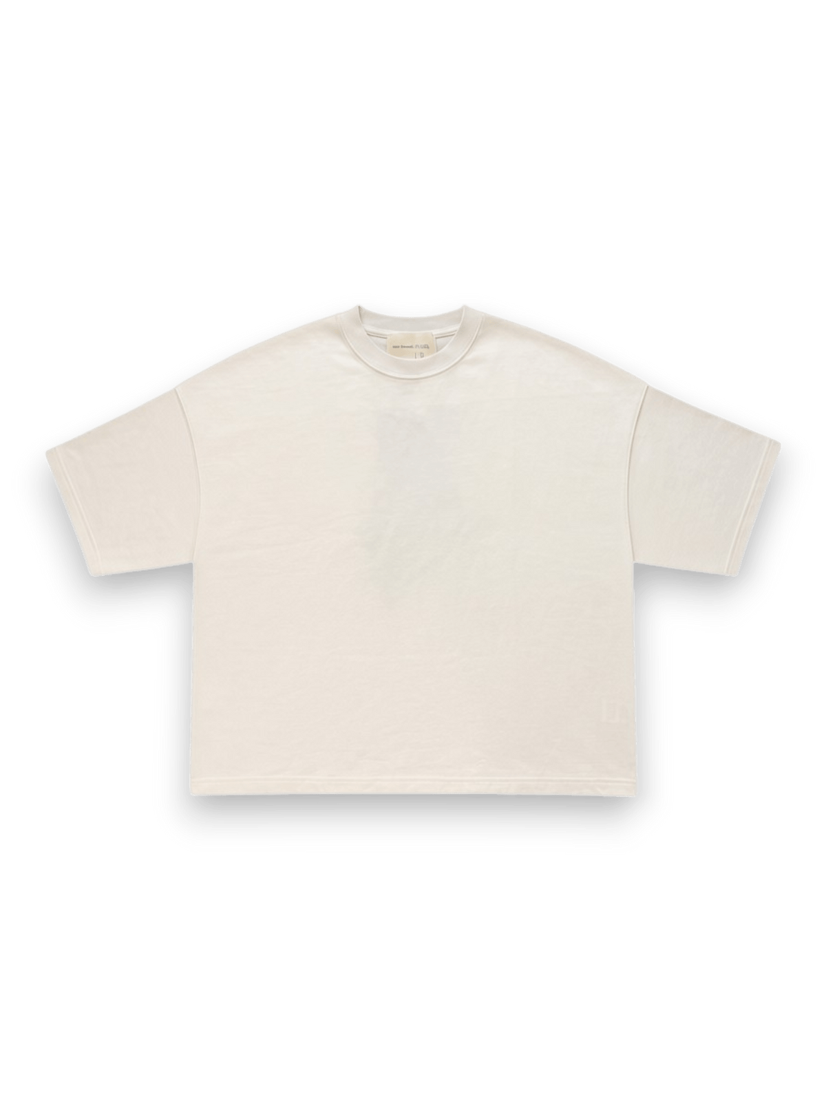 STAY HUMAN ON EARTH STONE WASH RELAXED OFFWHITE