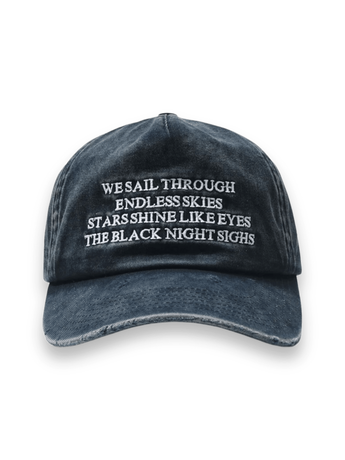 Devà States Distressed Strapback CAP Caravan Washed Blue