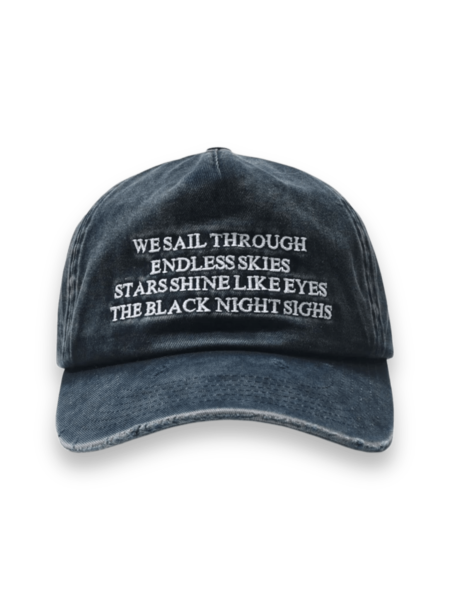 Devà States Distressed Strapback CAP Caravan Washed Blue