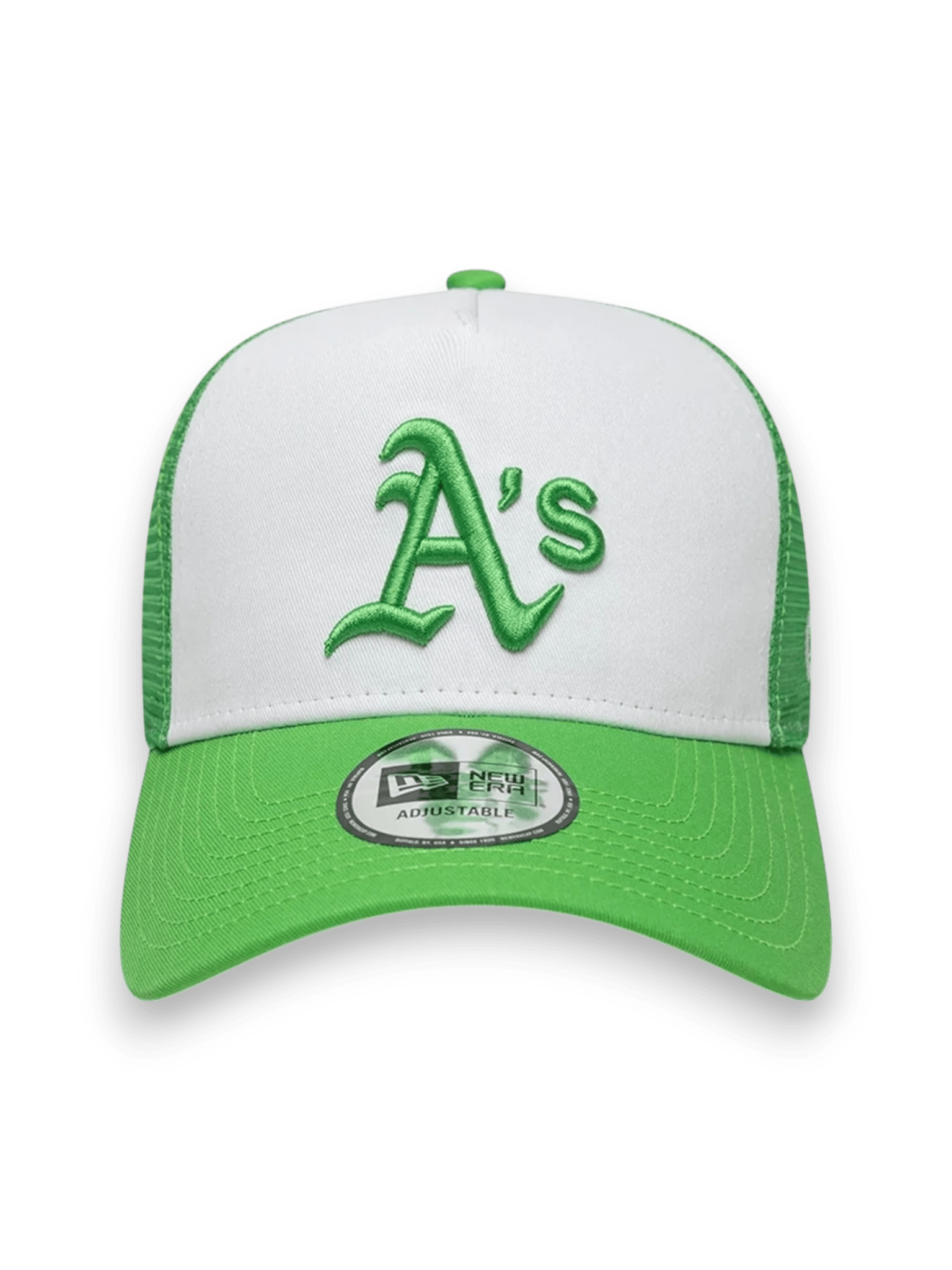 New Era 9FORTY A-Frame Trucker Athletics MLB League Essential Verde