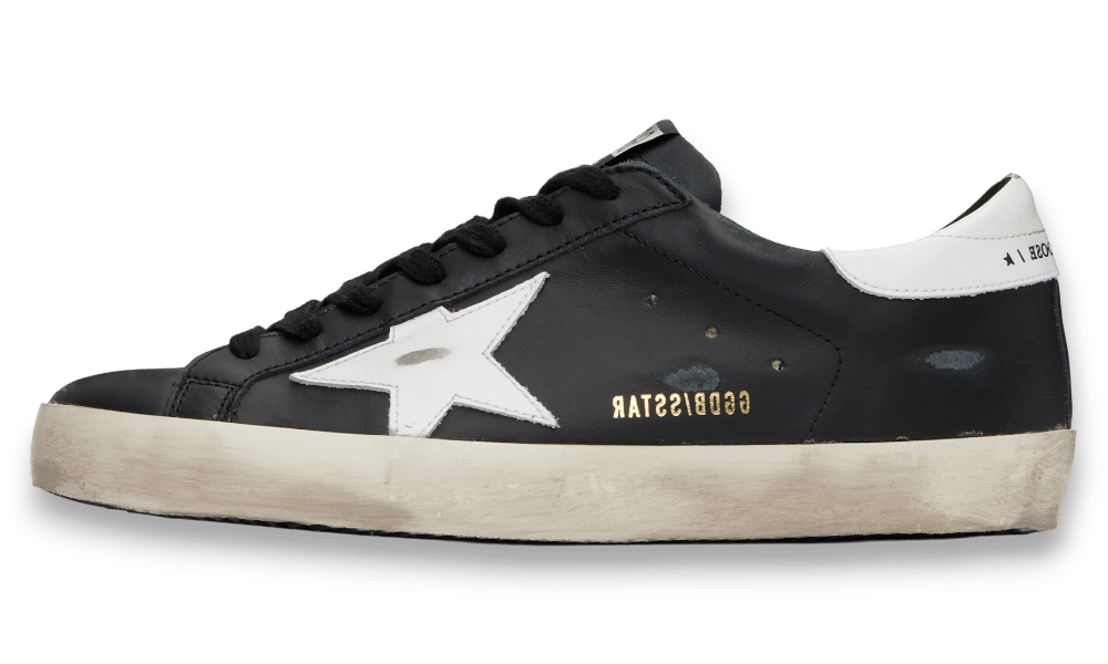 Golden Goose Super-Star Black White SS25