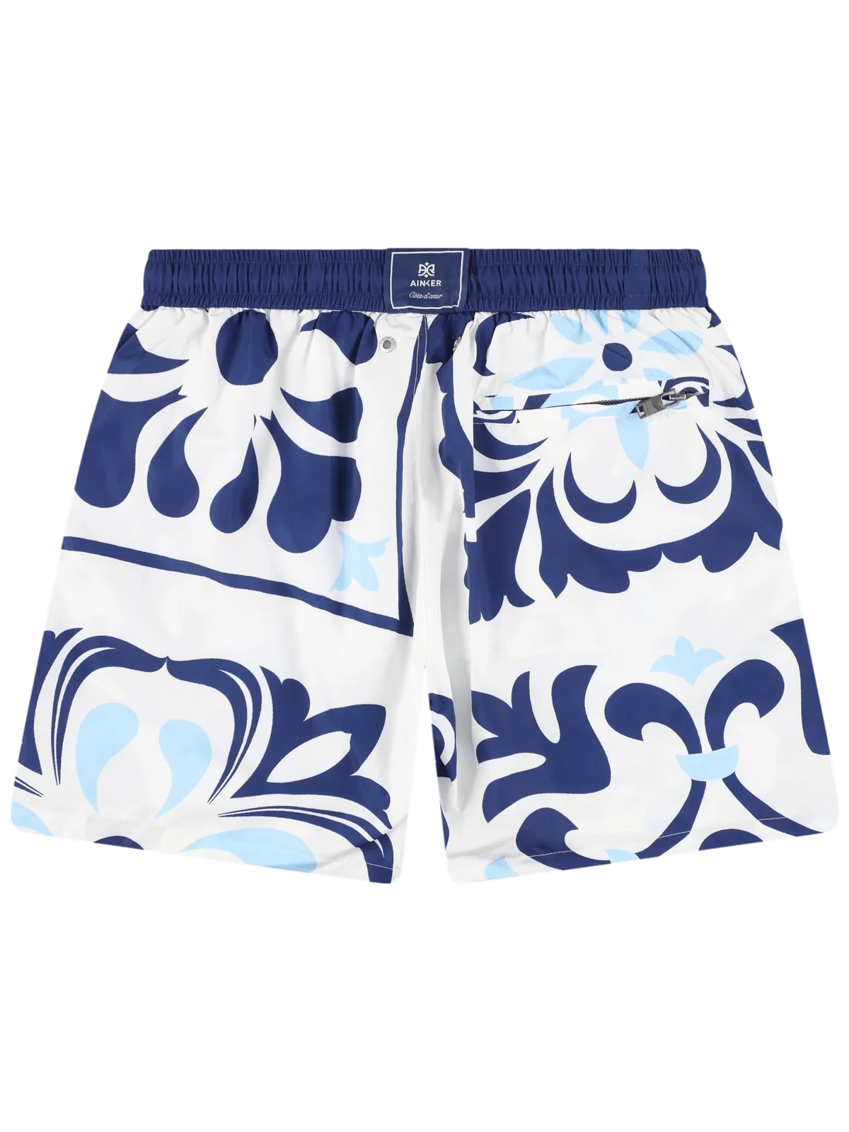 AINKER – Flower 824 Blue Swimwear