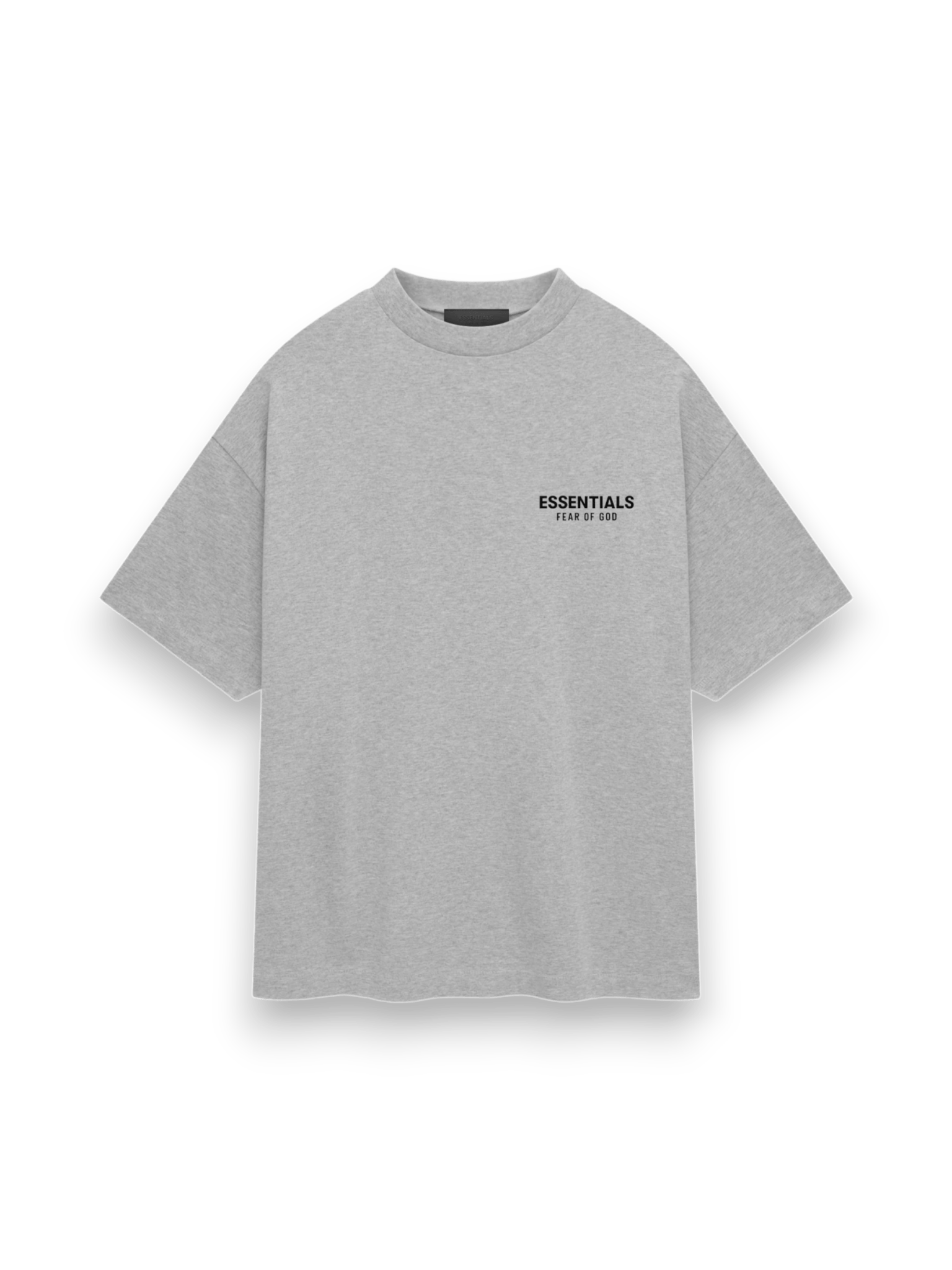 Fear of God Essentials Jersey Crewneck T-Shirt Light Heather Gray