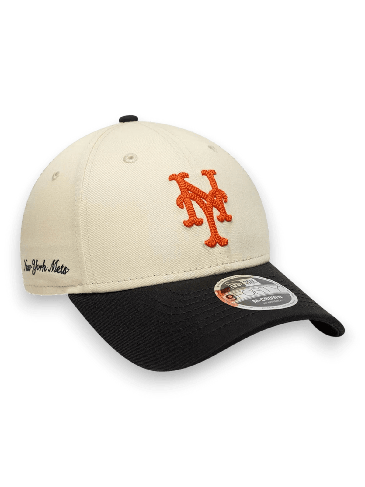 New Era Cap 9FORTY M-Crown New York Mets MLB Side Script Cream