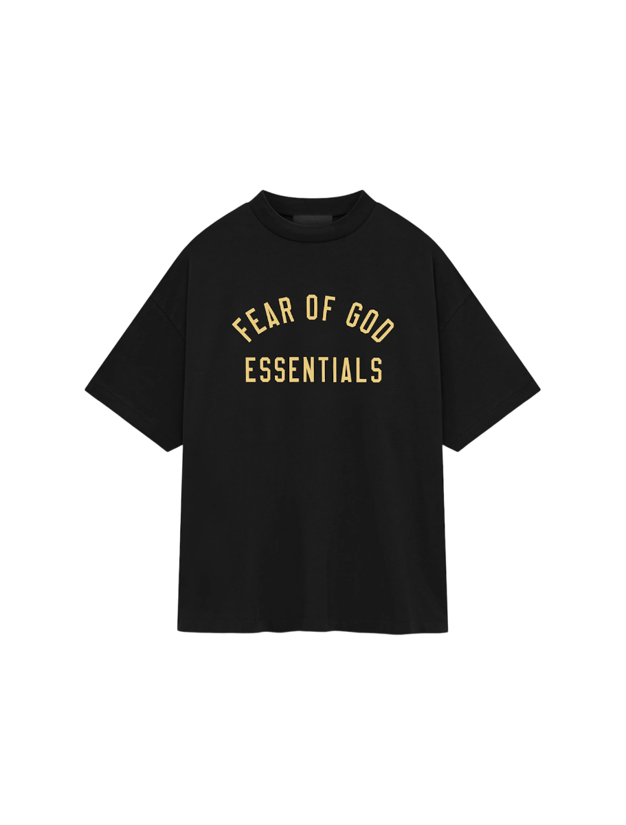 Fear of God Essentials Jersey Crewneck Tee Black