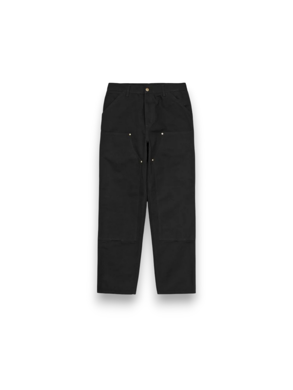 Carhartt WIP Double Knee Organic Pant Dearborn Pantaloni (black aged canvas)