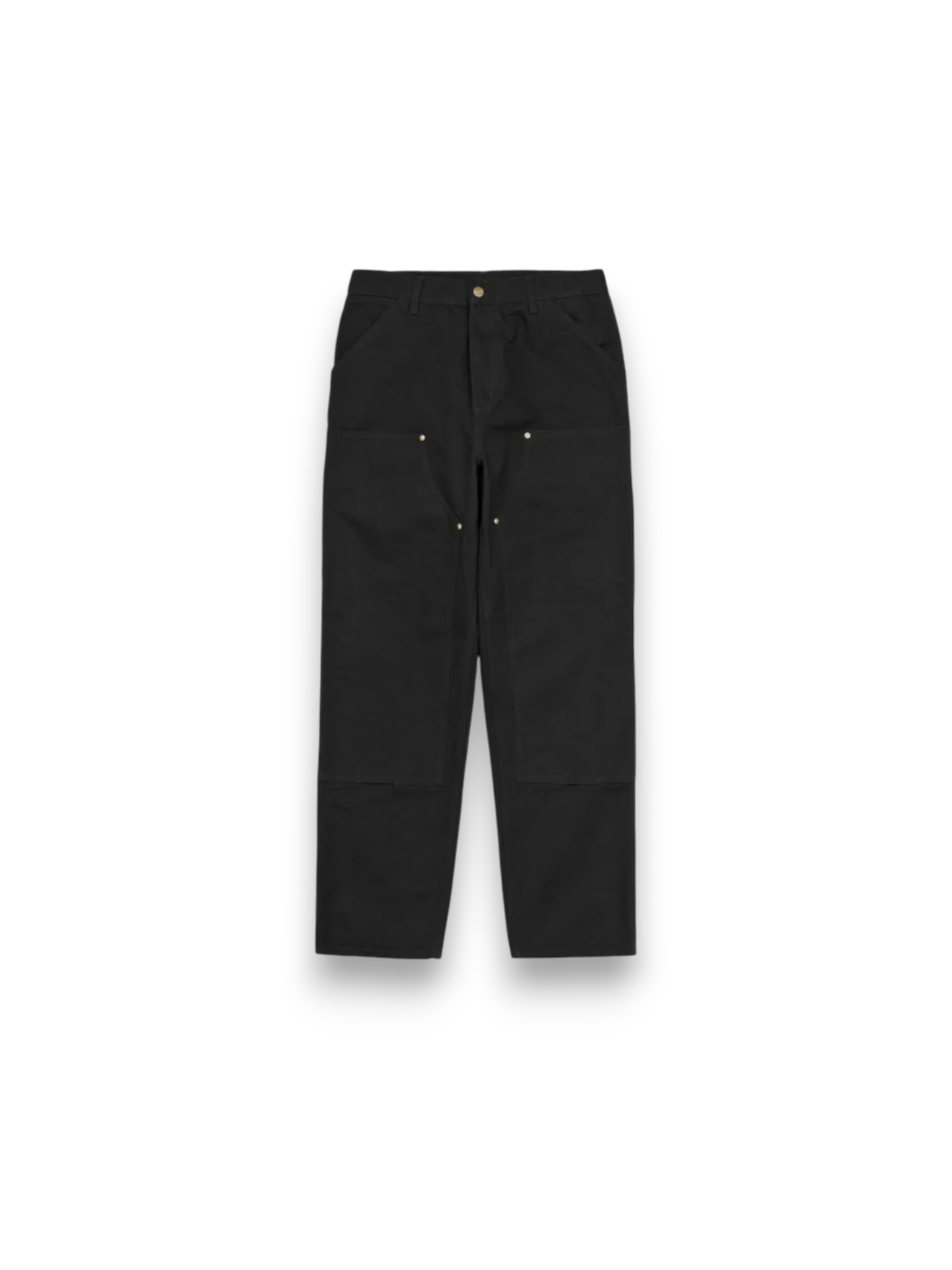 Carhartt WIP Double Knee Organic Pant Dearborn Pantaloni (black aged canvas)