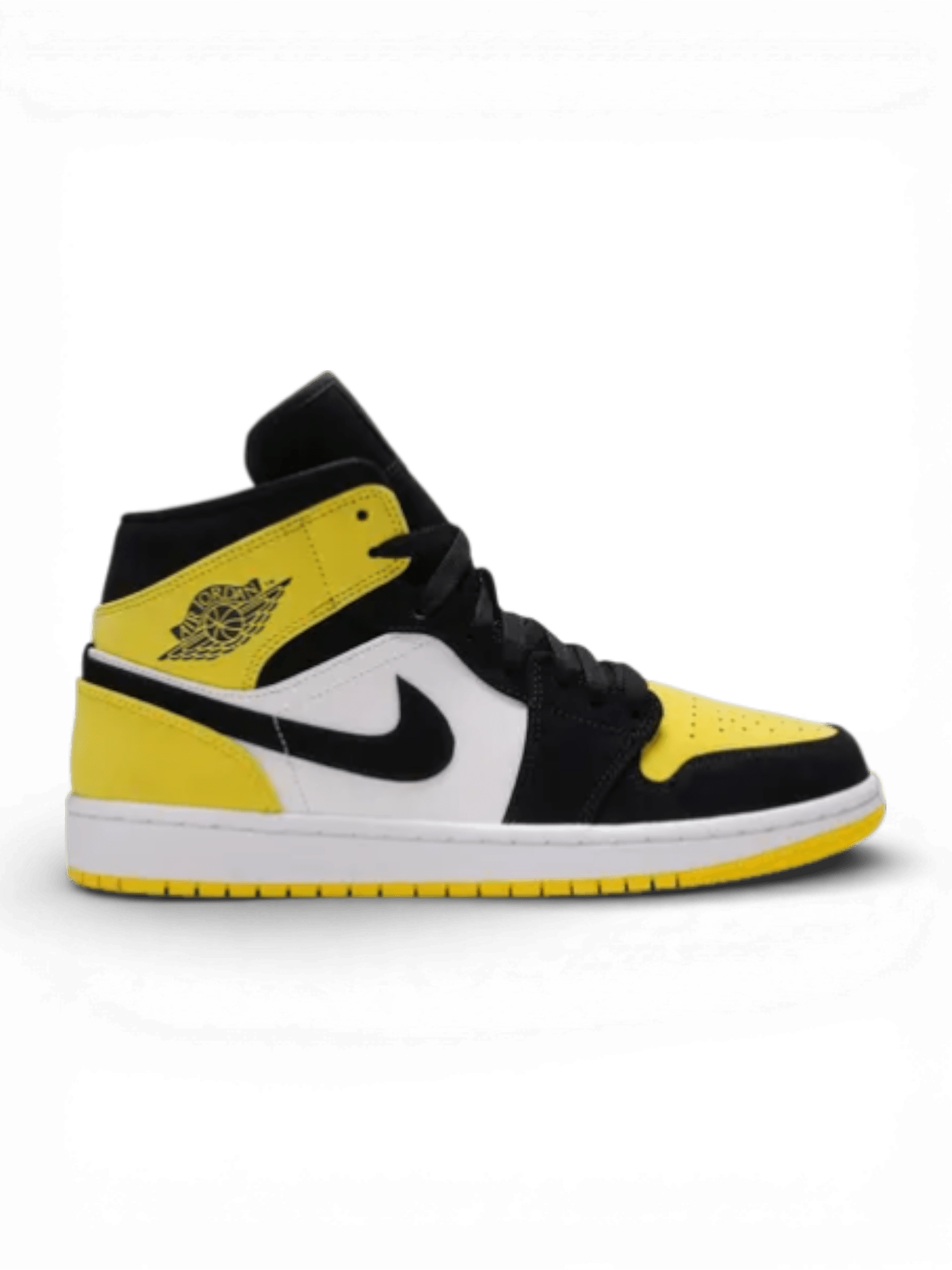 Jordan 1 Mid Yellow Toe Black
