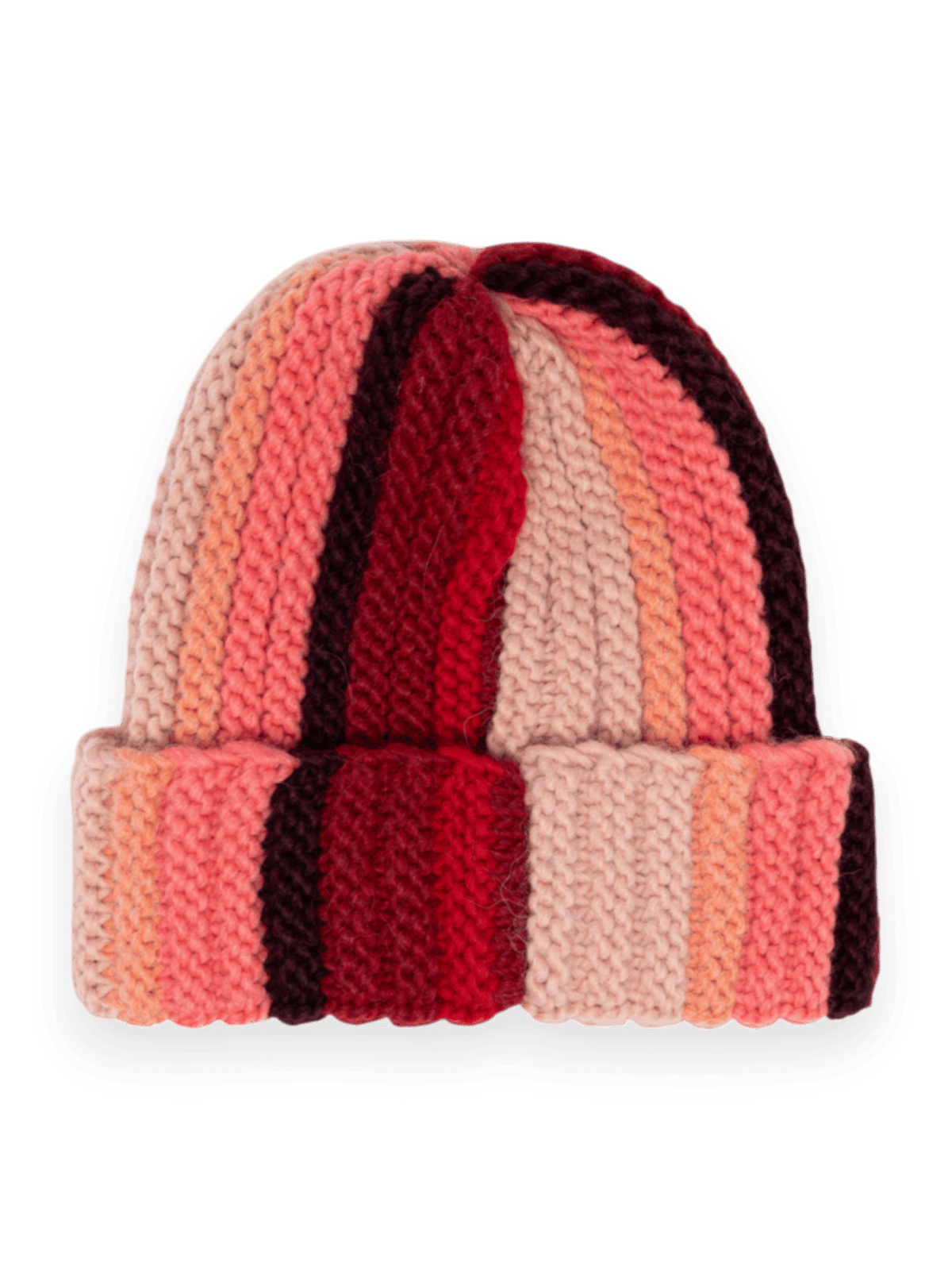 Amish Nomad Beanie Hat Pink Mix