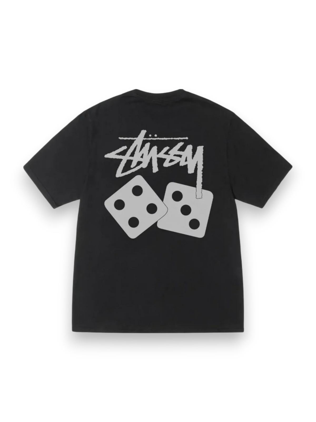 Stussy Dice Pigment Dyed Tee Black