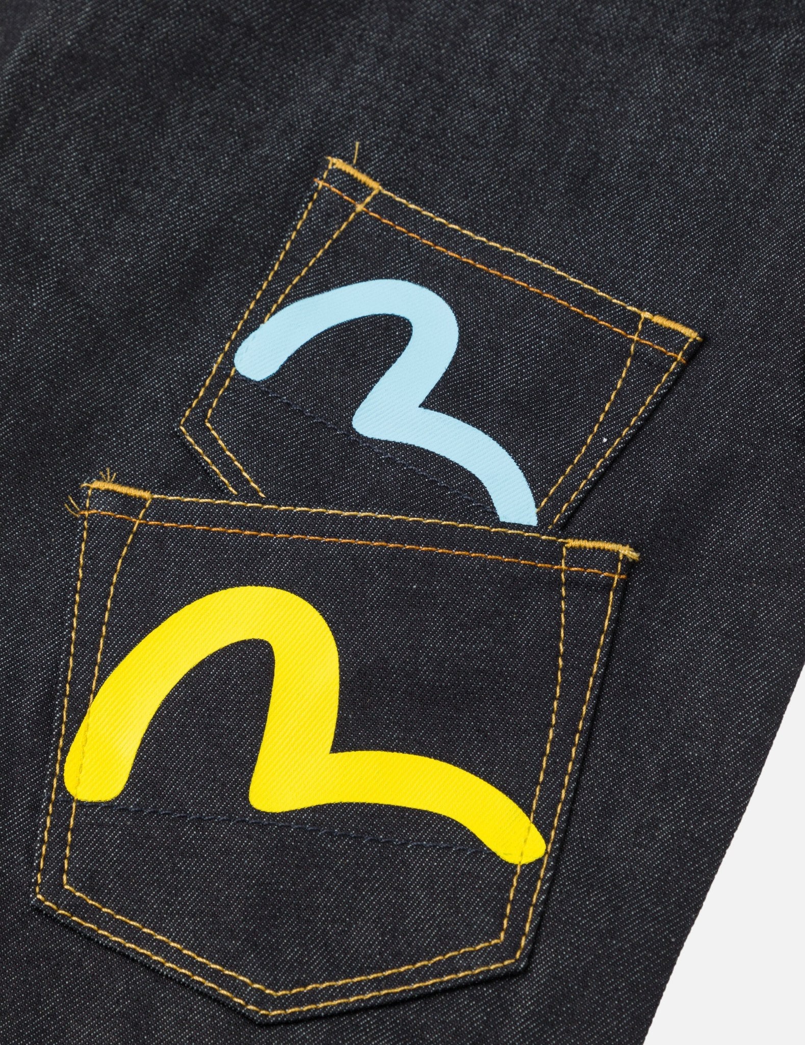 Evisu Multi-Pocket Seagull Regular Fit Jeans