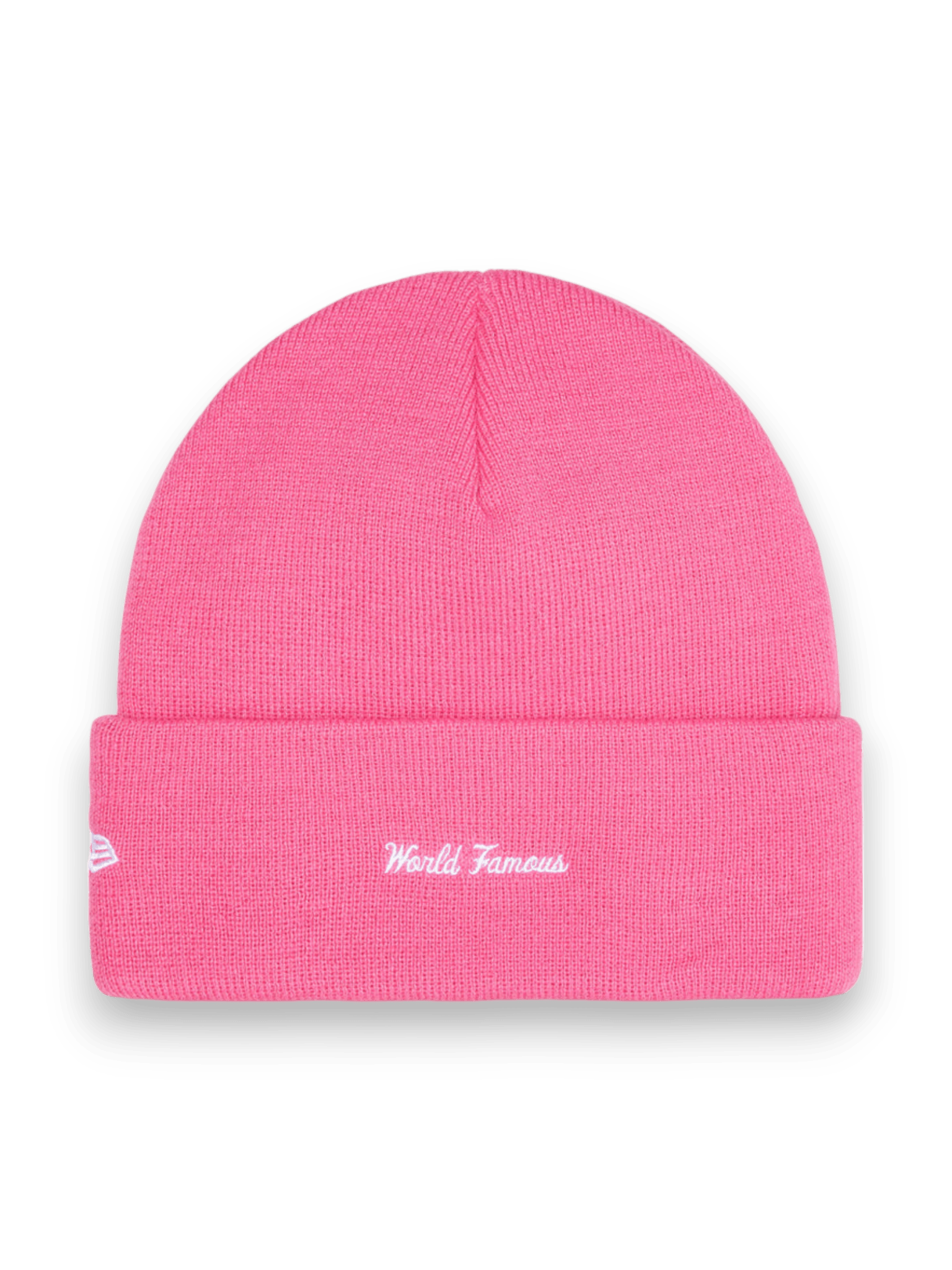 New Era Supreme Box Logo Beanie Magenta