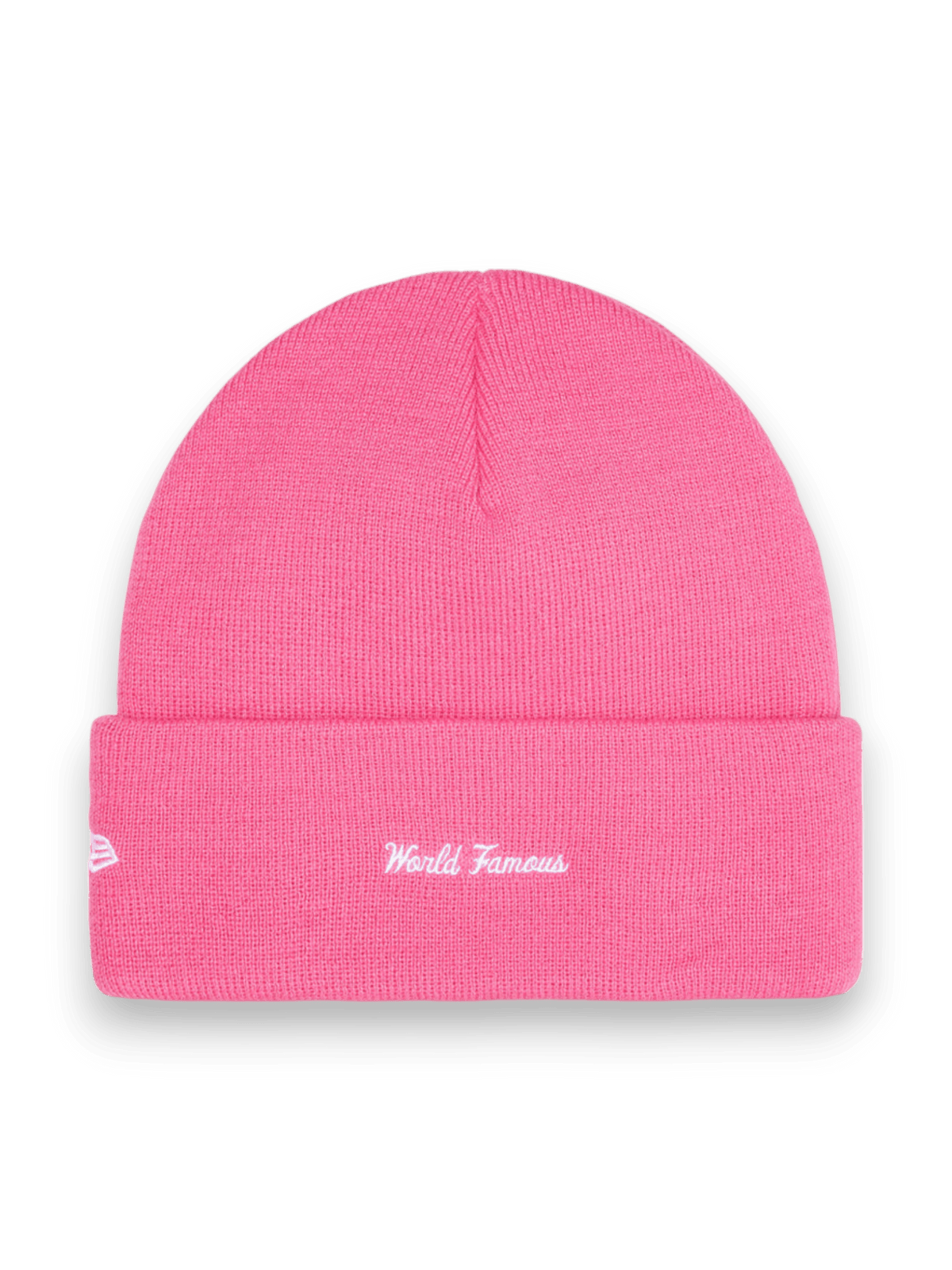 New Era Supreme Box Logo Beanie Magenta