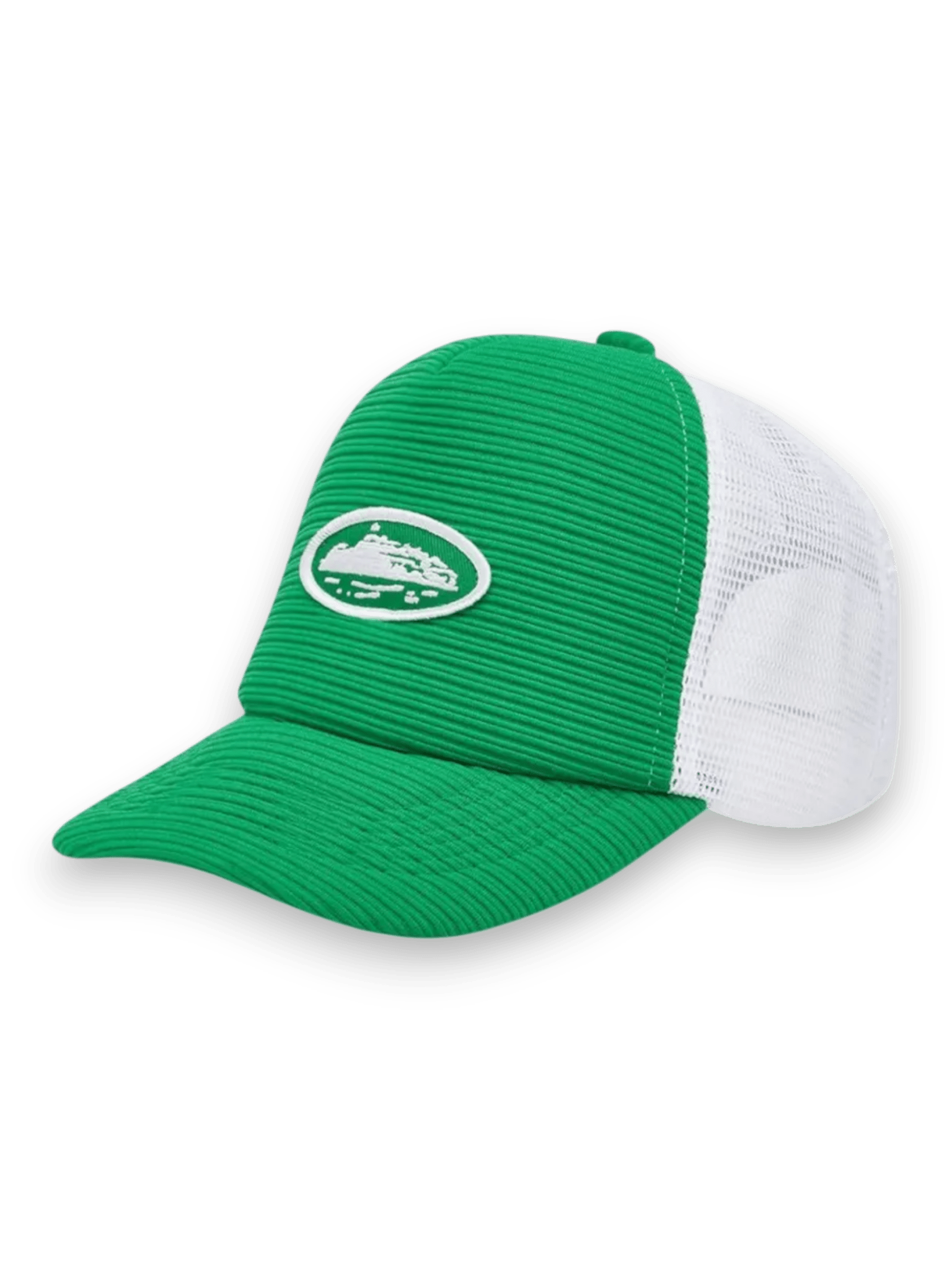Corteiz Short Peak Trucker Green/White