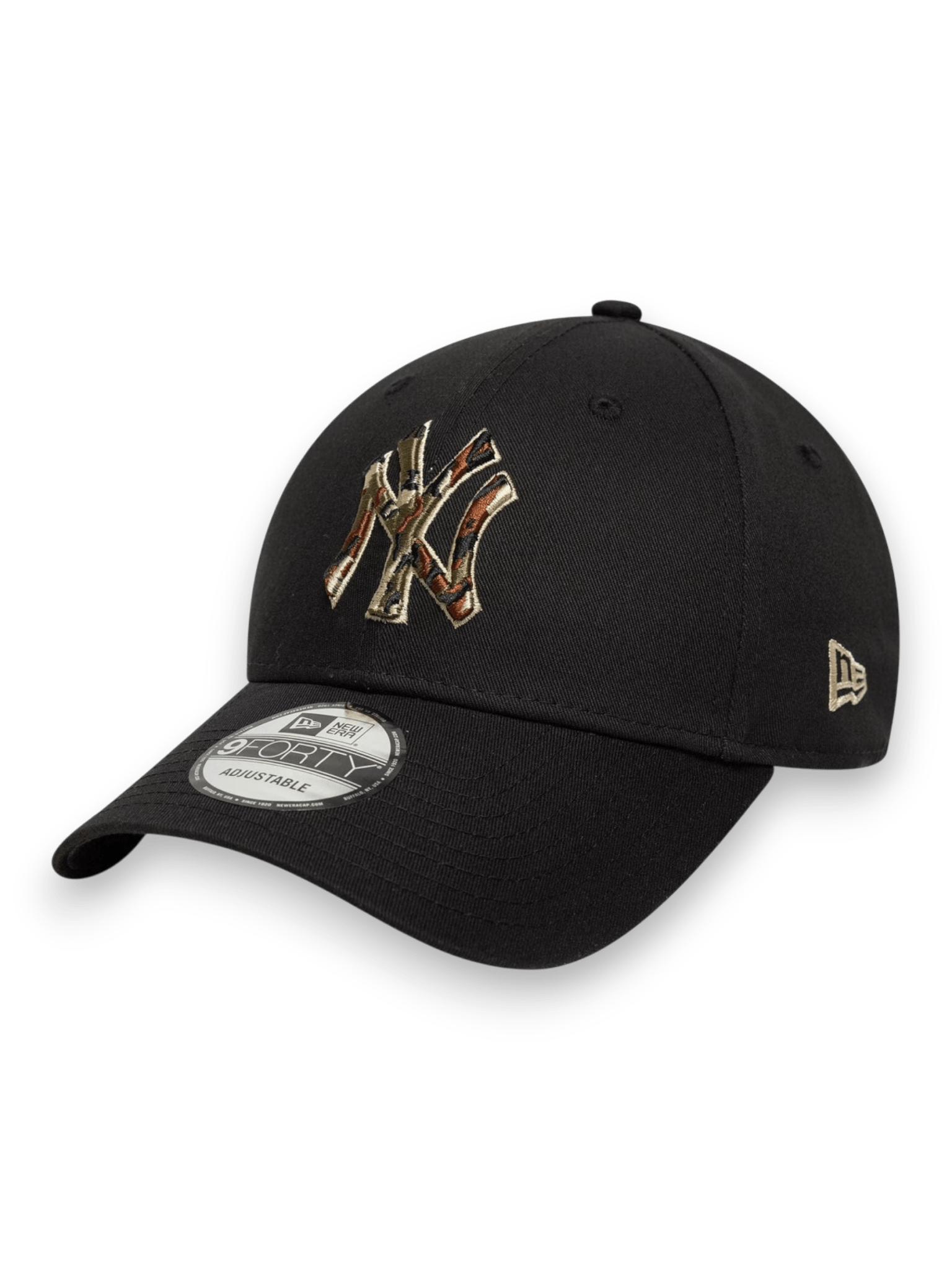 New Era 9FORTY New York Yankees MLB Outline Camo Black