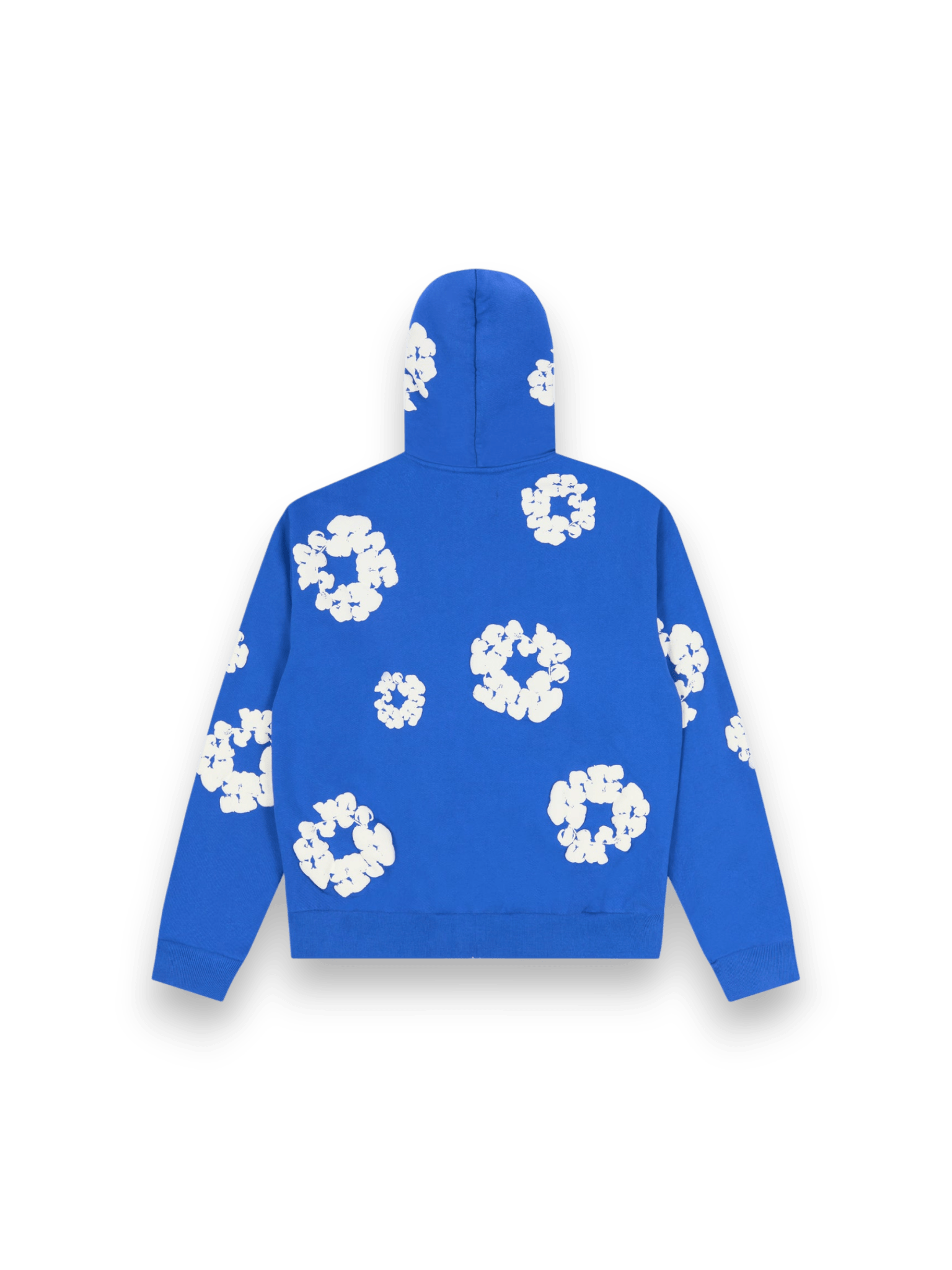 Denim Tears Cotton Wreath Zip Hoodie Blue