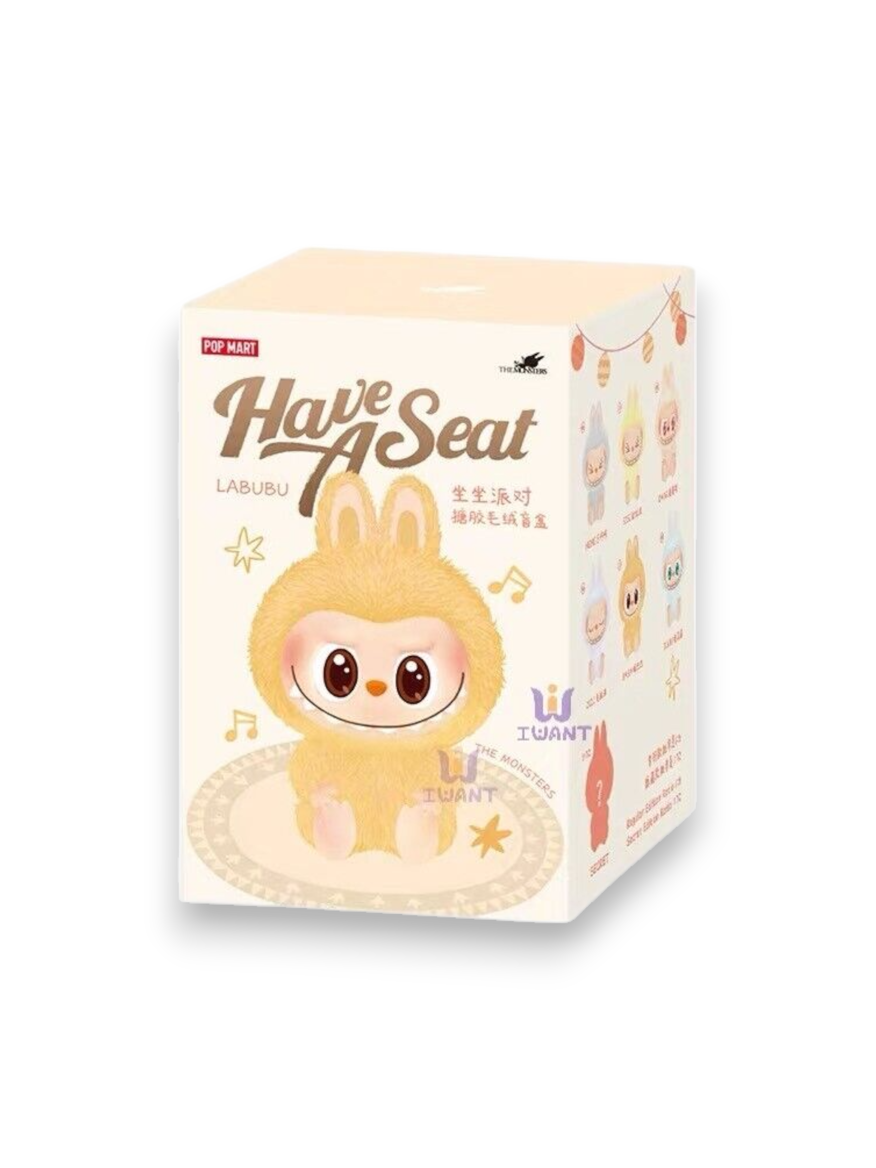 Pop Mart Labubu The Monsters Have a Seat Vinyl Plush Blind Box