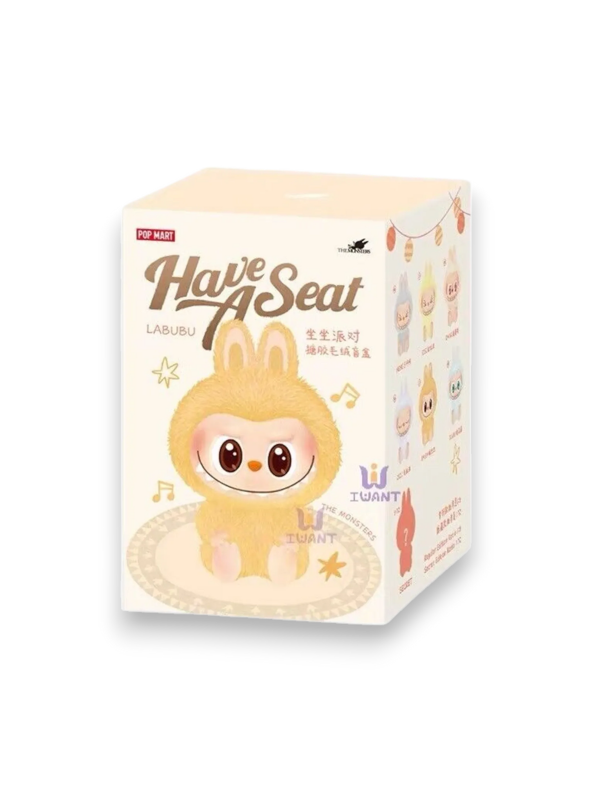 Pop Mart Labubu The Monsters Have a Seat Vinyl Plush Blind Box