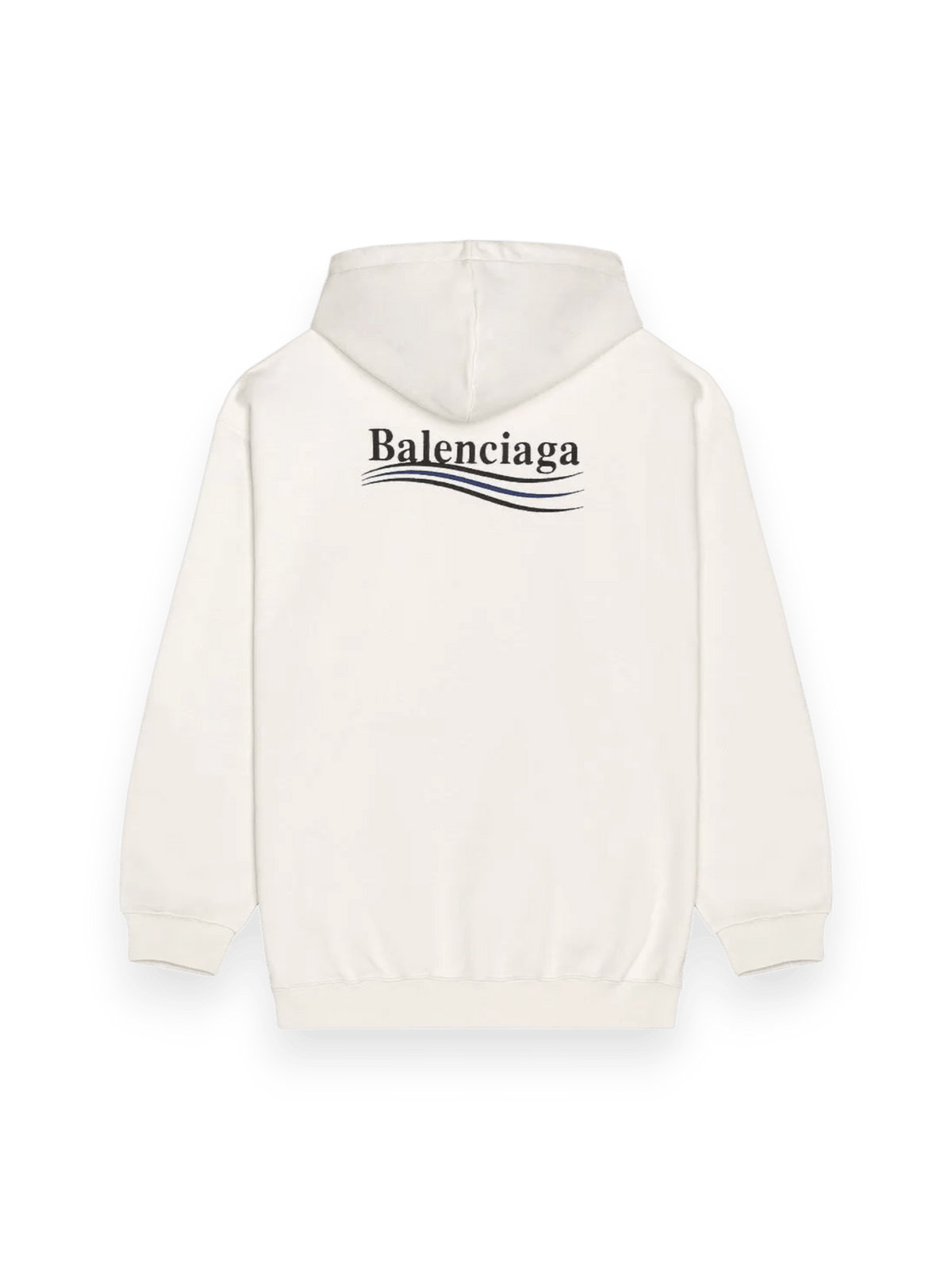 Balenciaga Hoodie Political Dirty White