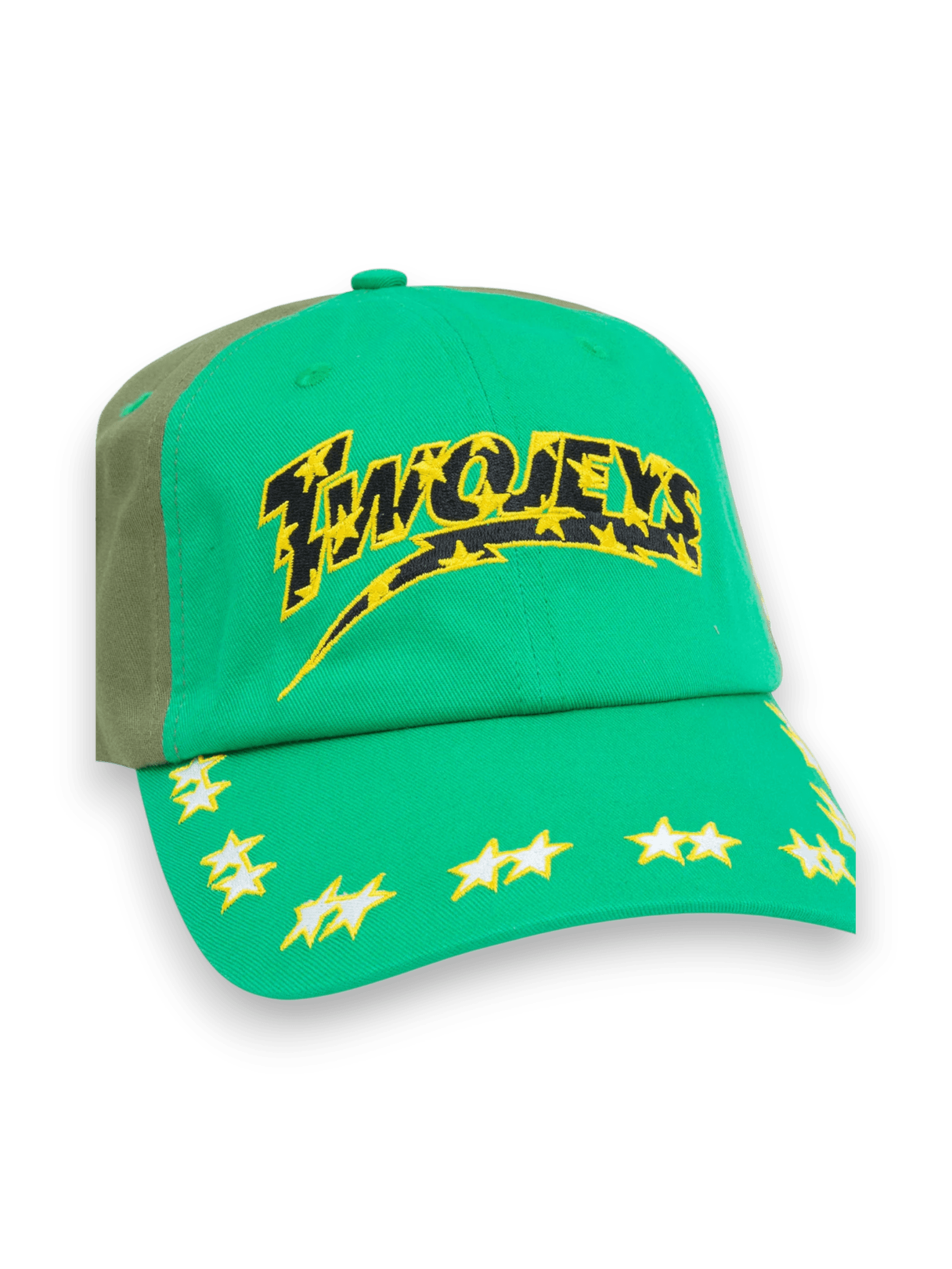 Twojeys Embroidered Green Dad Cap