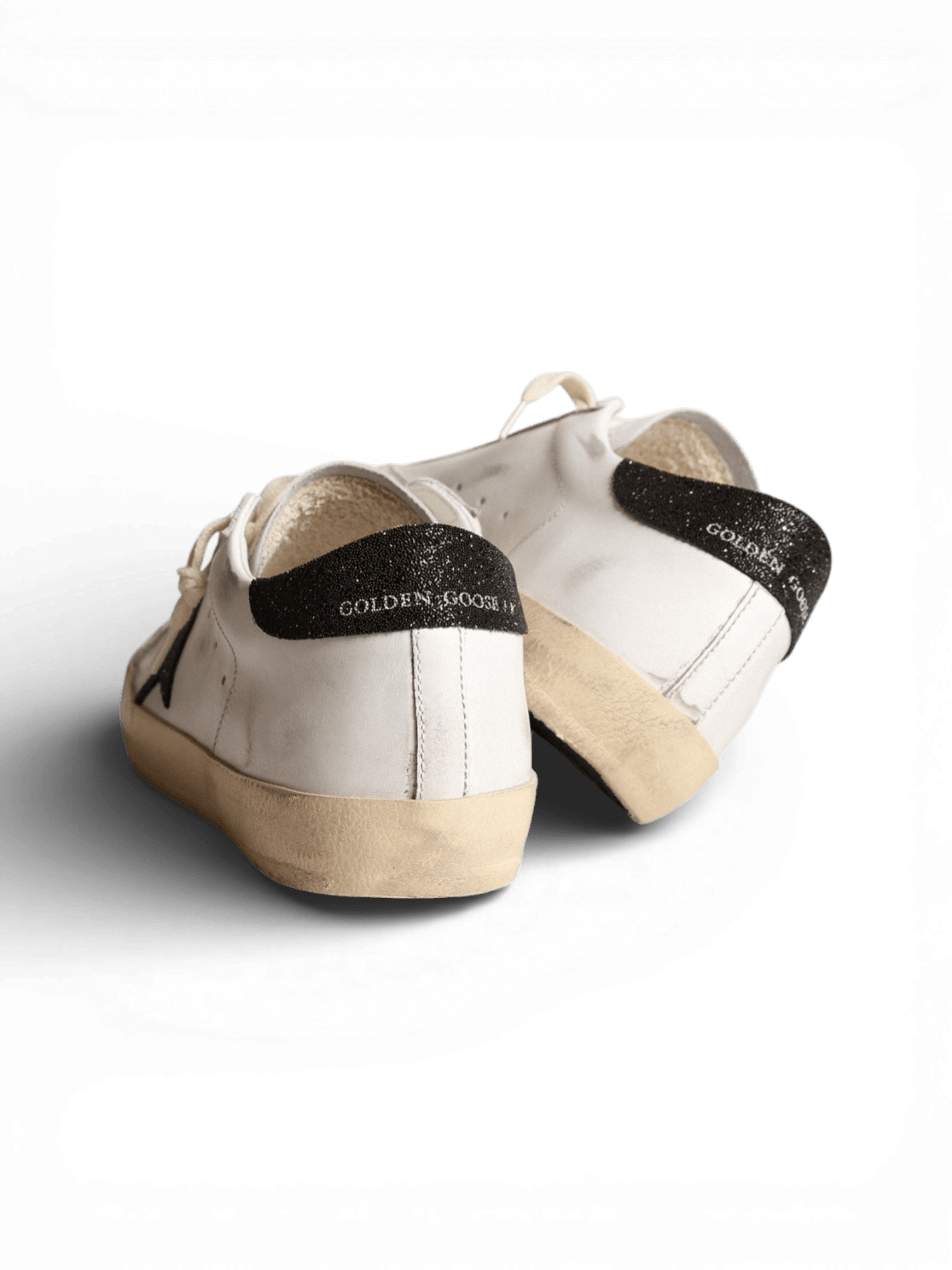 Golden Goose Super-Star White/Swarovski Black
