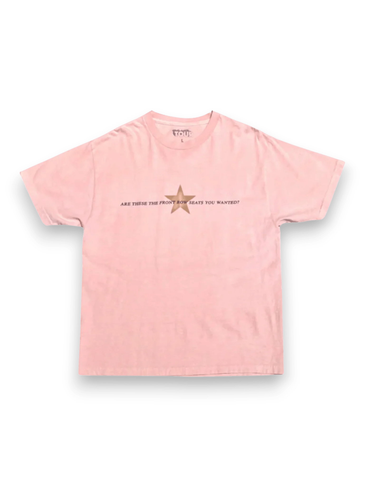 Travis Scott Utopia Circus Maximus Pink Star Tee Pink