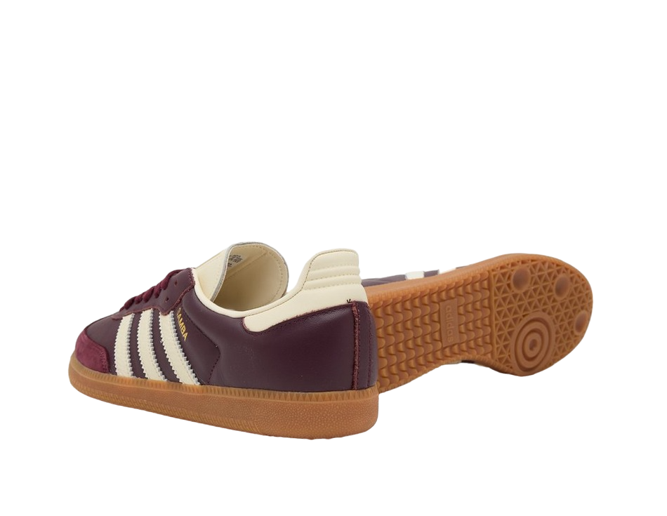 adidas Samba OG Maroon Gold Metallic