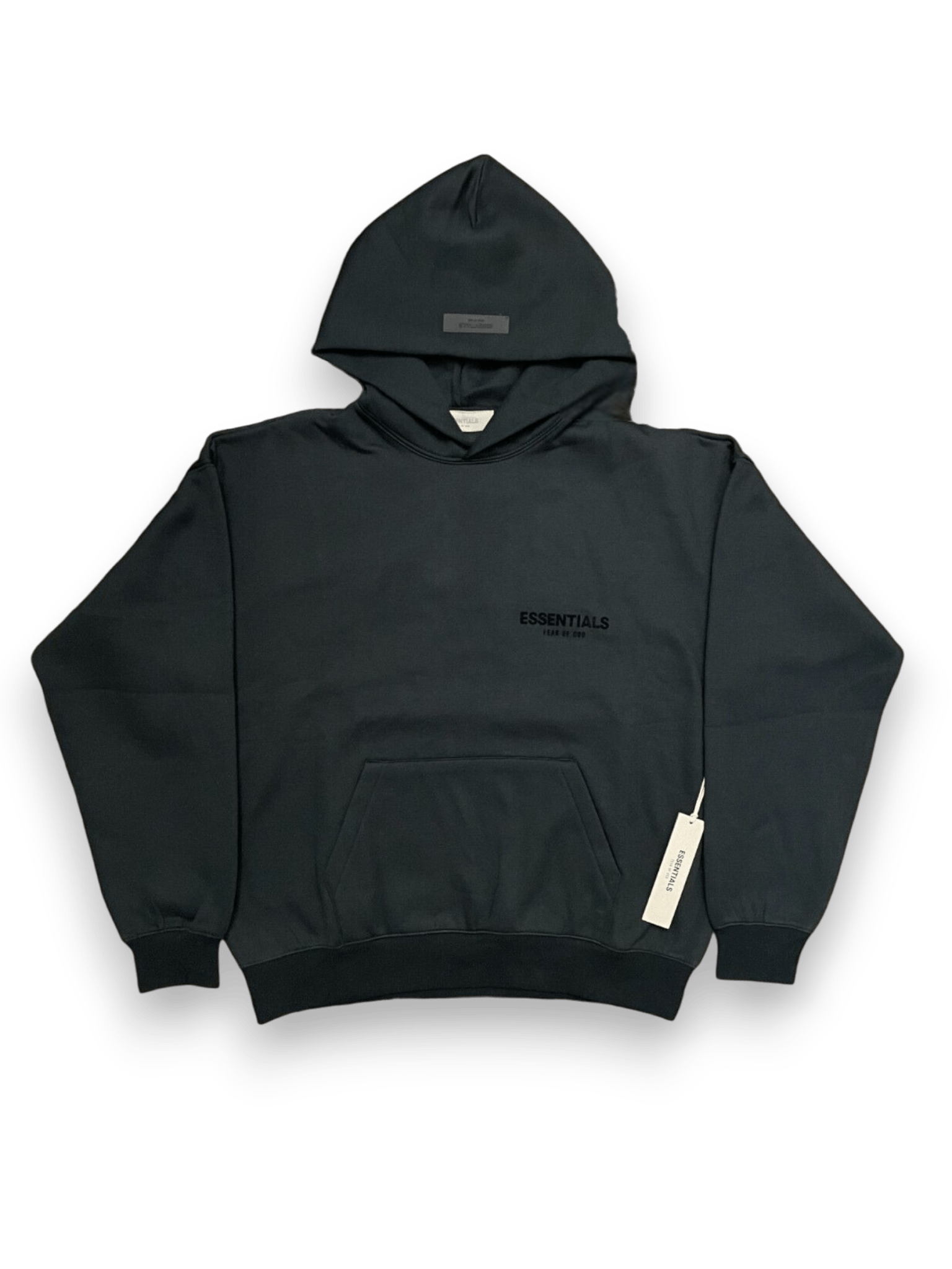 Fear of God Essentials Hoodie Stretch Limo Black