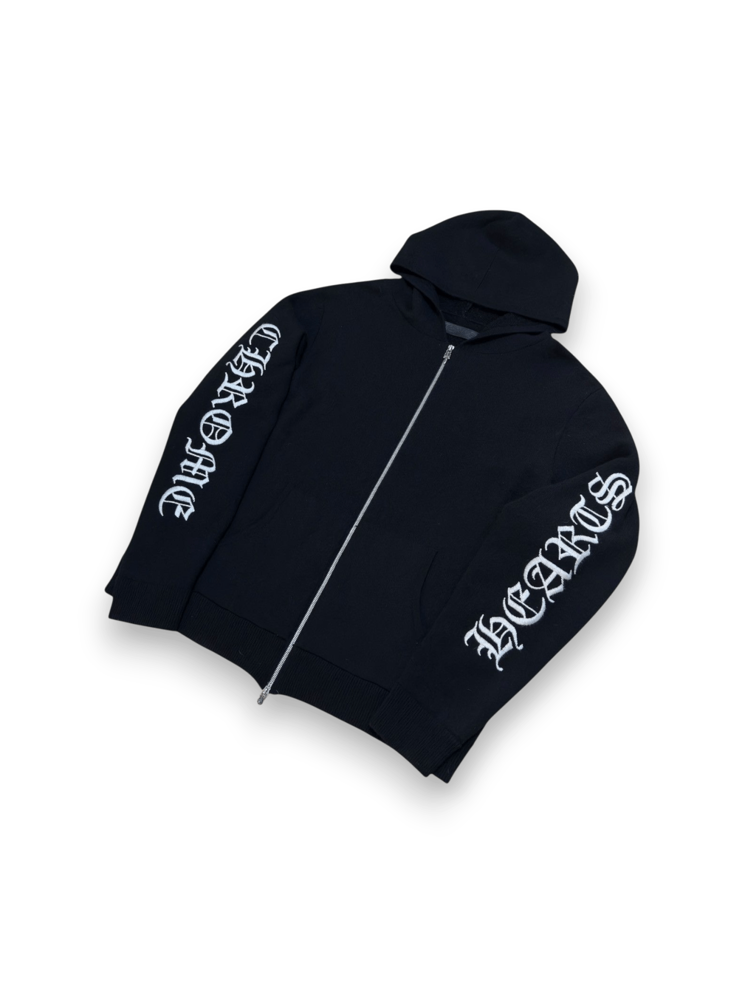 Chrome Hearts U LIFE SENTENCE Sleeve Logo Embroidered Cashmere