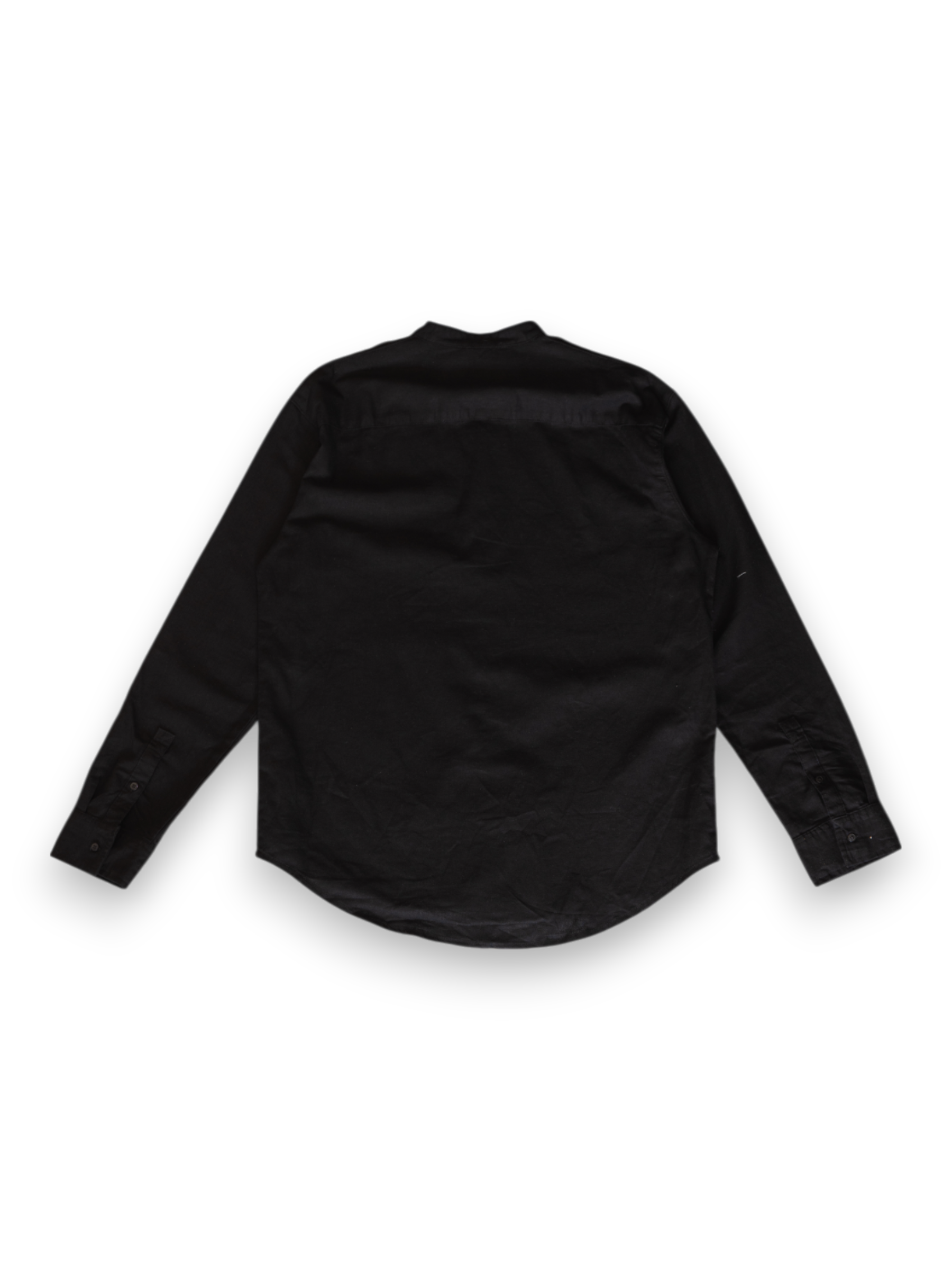 Estate al Forte long sleeve black linen Shirt