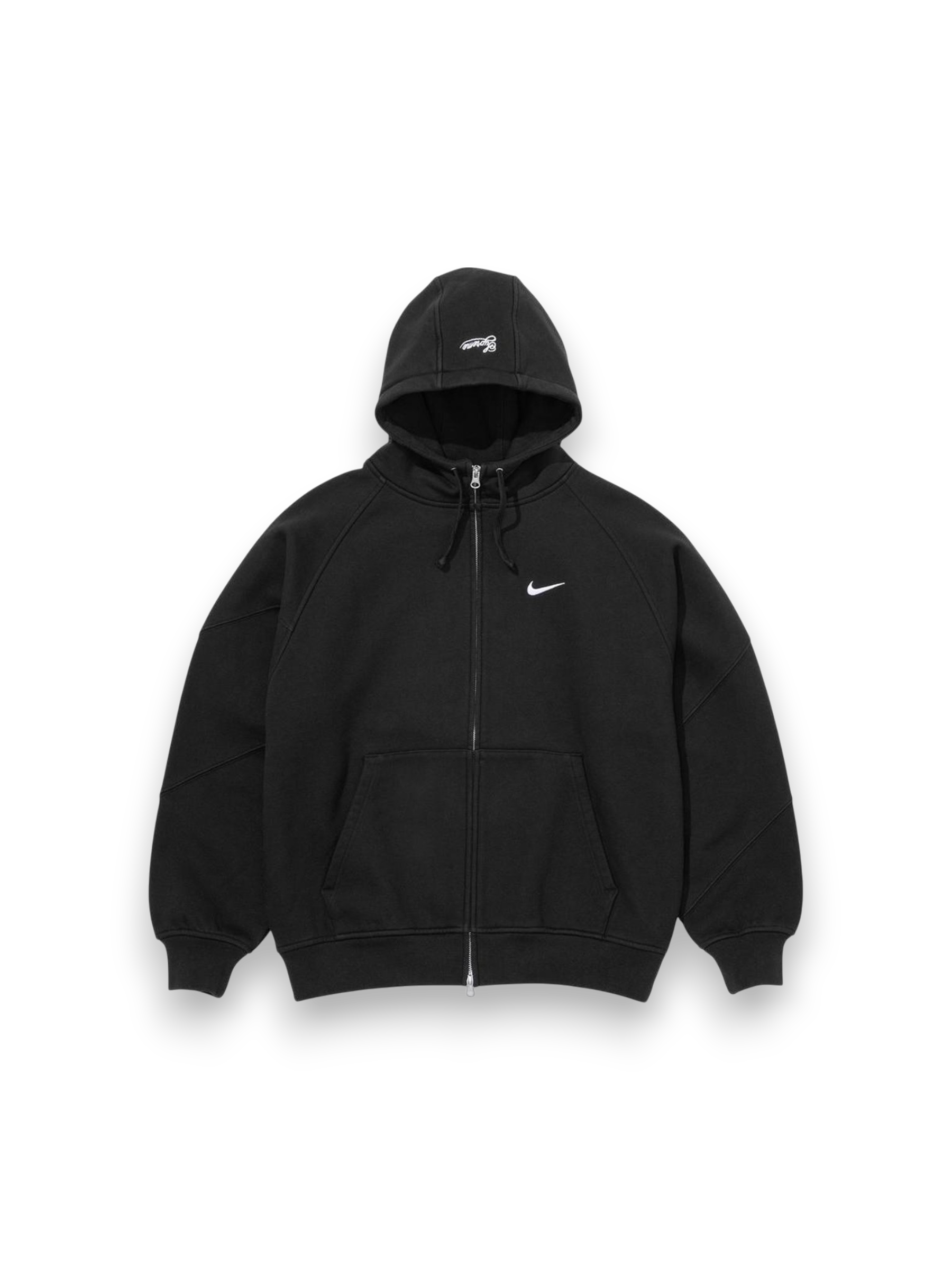 Supreme®/Nike® Zip Up Hooded Sweatshirt Black