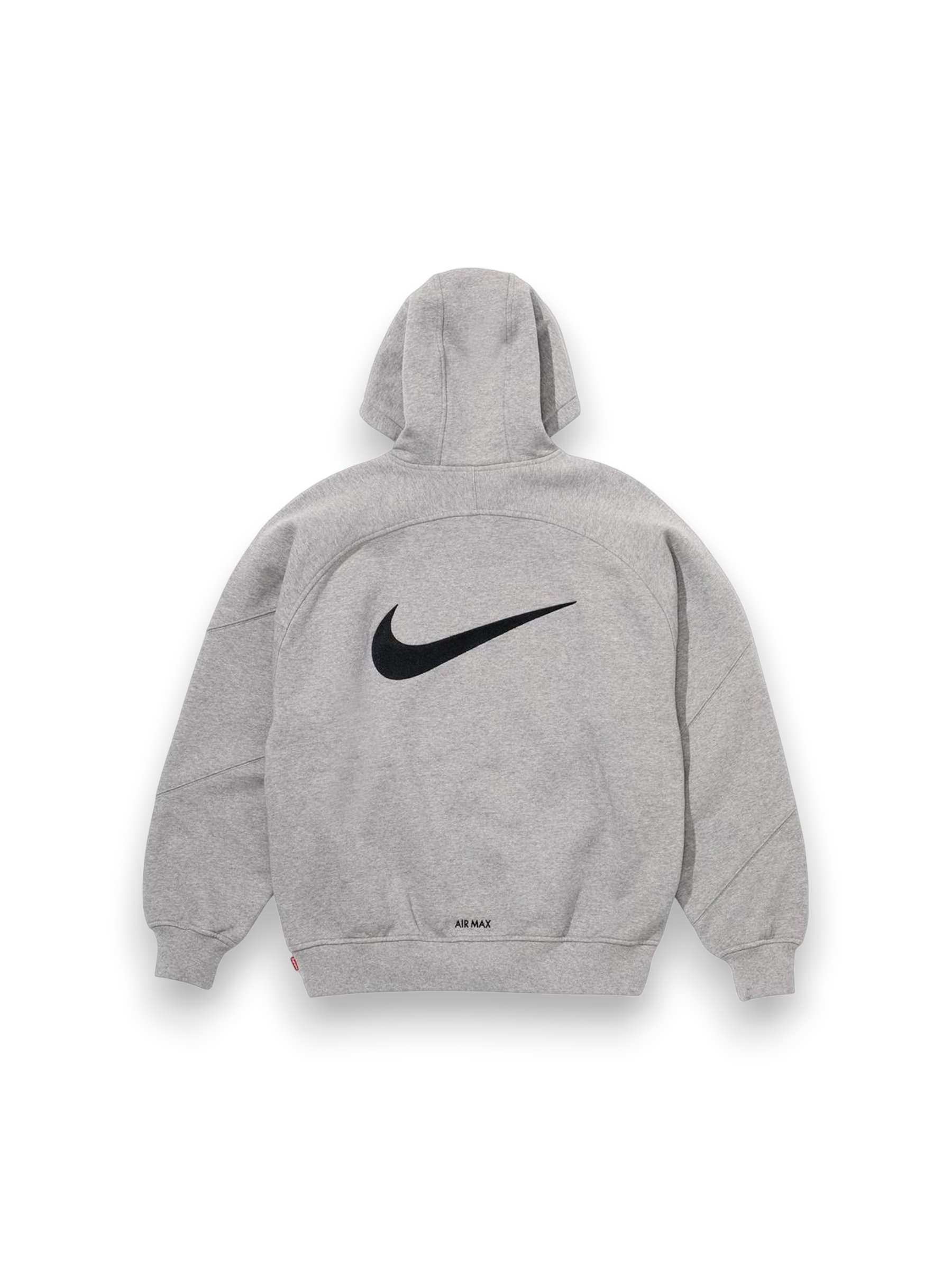Supreme®/Nike® Zip Up Hooded Sweatshirt Grey