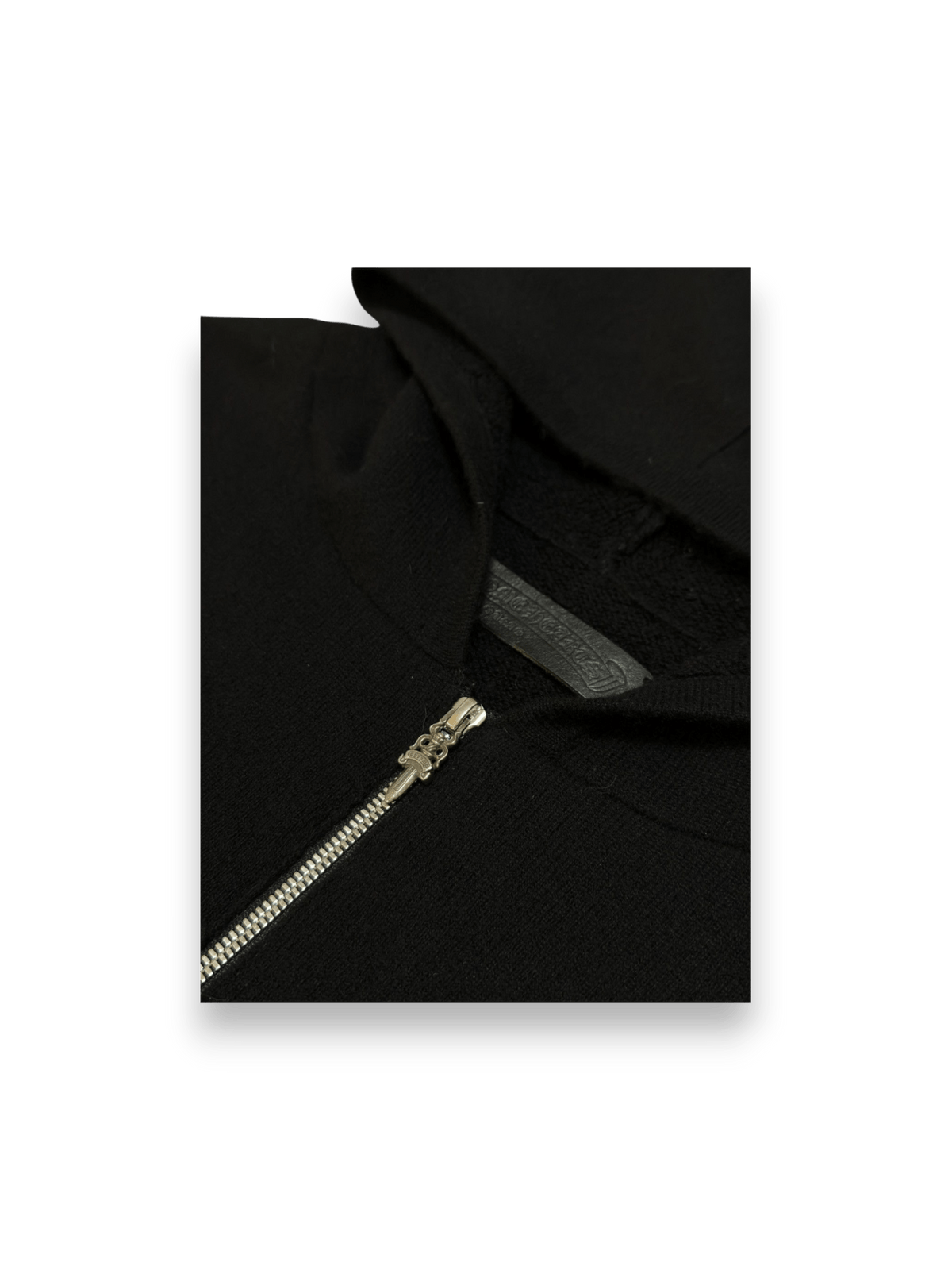 Chrome Hearts U LIFE SENTENCE Sleeve Logo Embroidered Cashmere