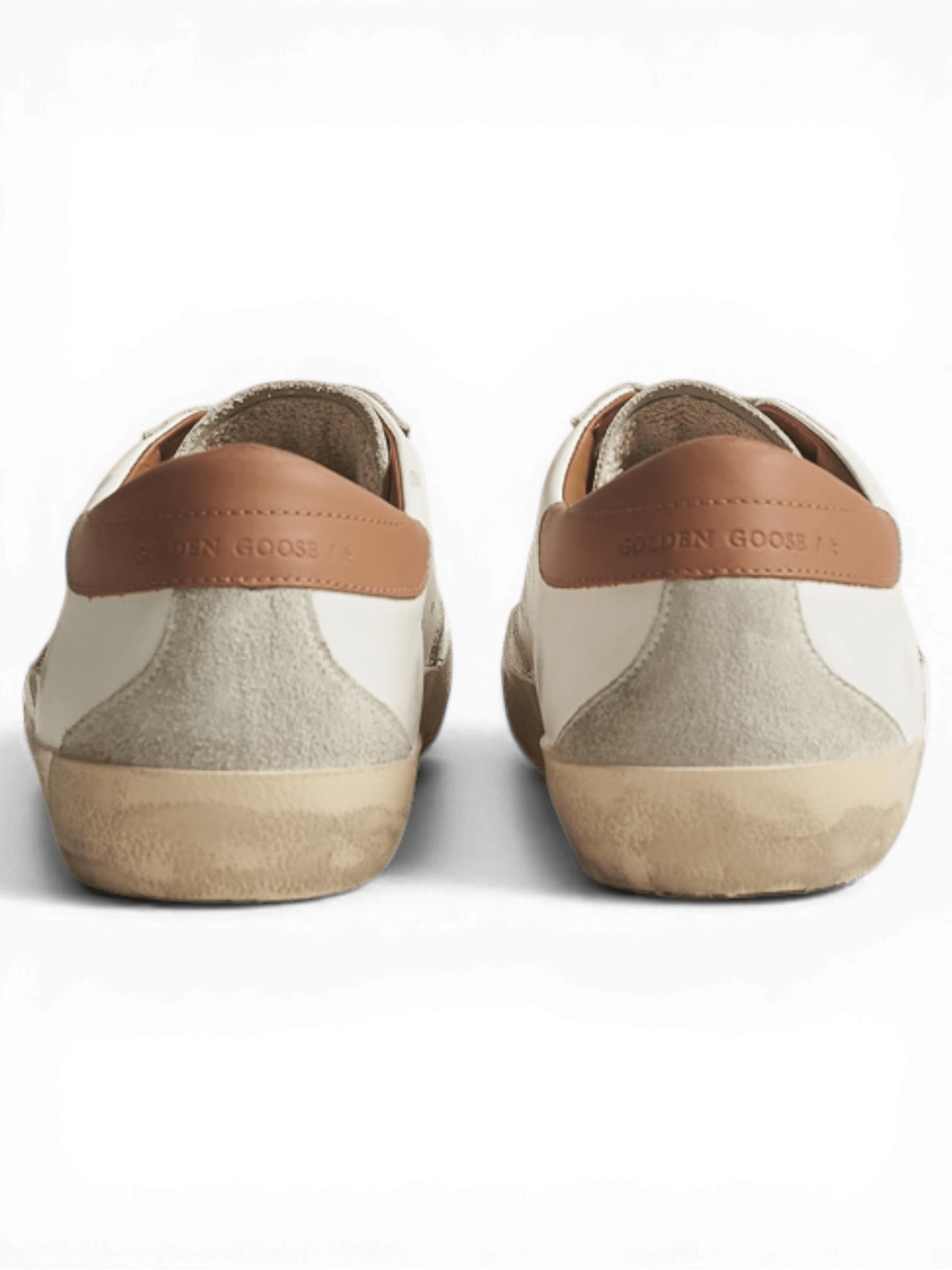 Golden Goose Super-Star White/Light Brown