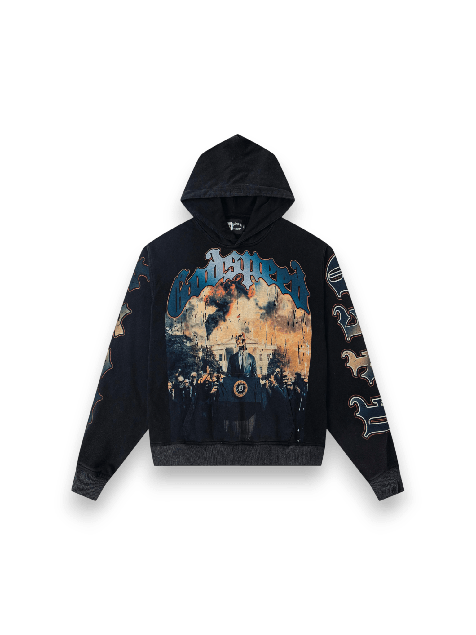 Godspeed R.O.R. Hoodie Washed Black