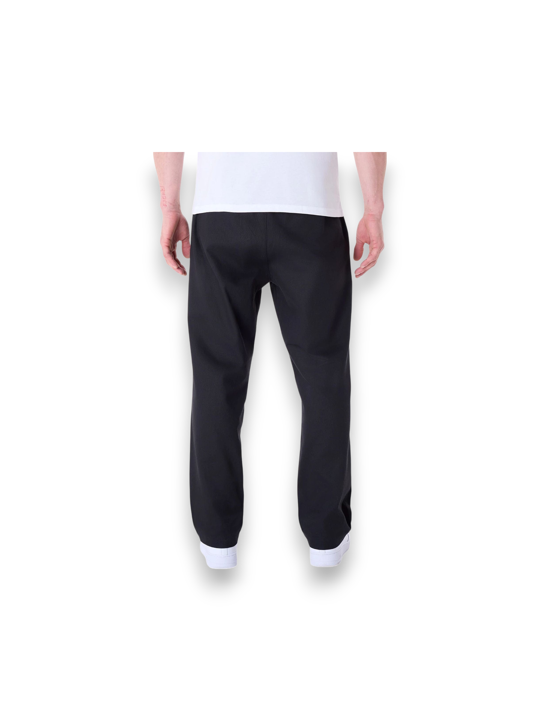 New Era Black Chino Trousers