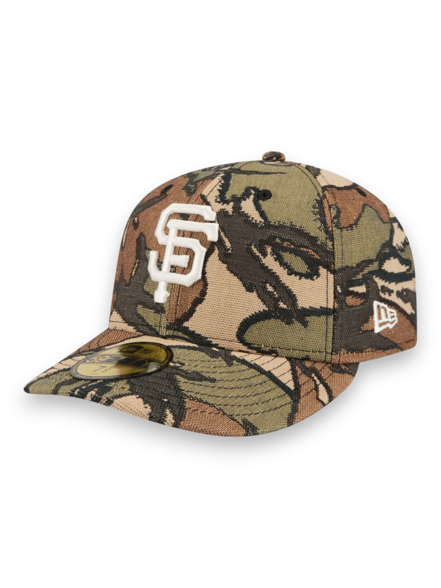 New Era San Francisco Giants Three Looms Jacquard Camo 59FIFTY Fitted