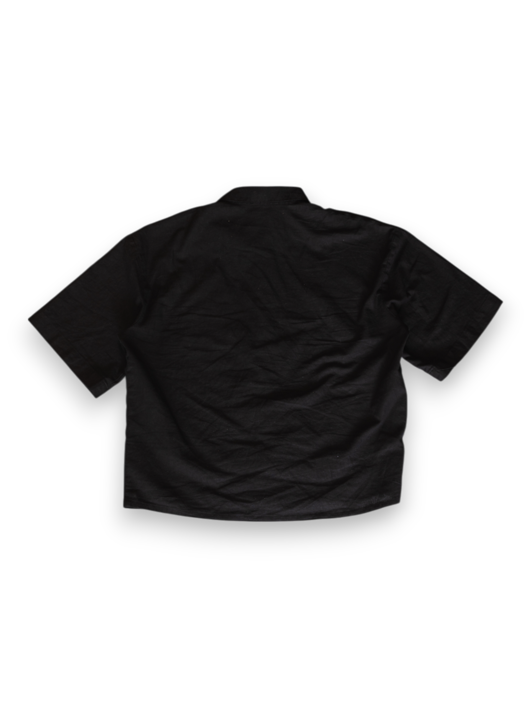 Estate al Forte Made for Sunlight Linen Black Shirt short sleeve