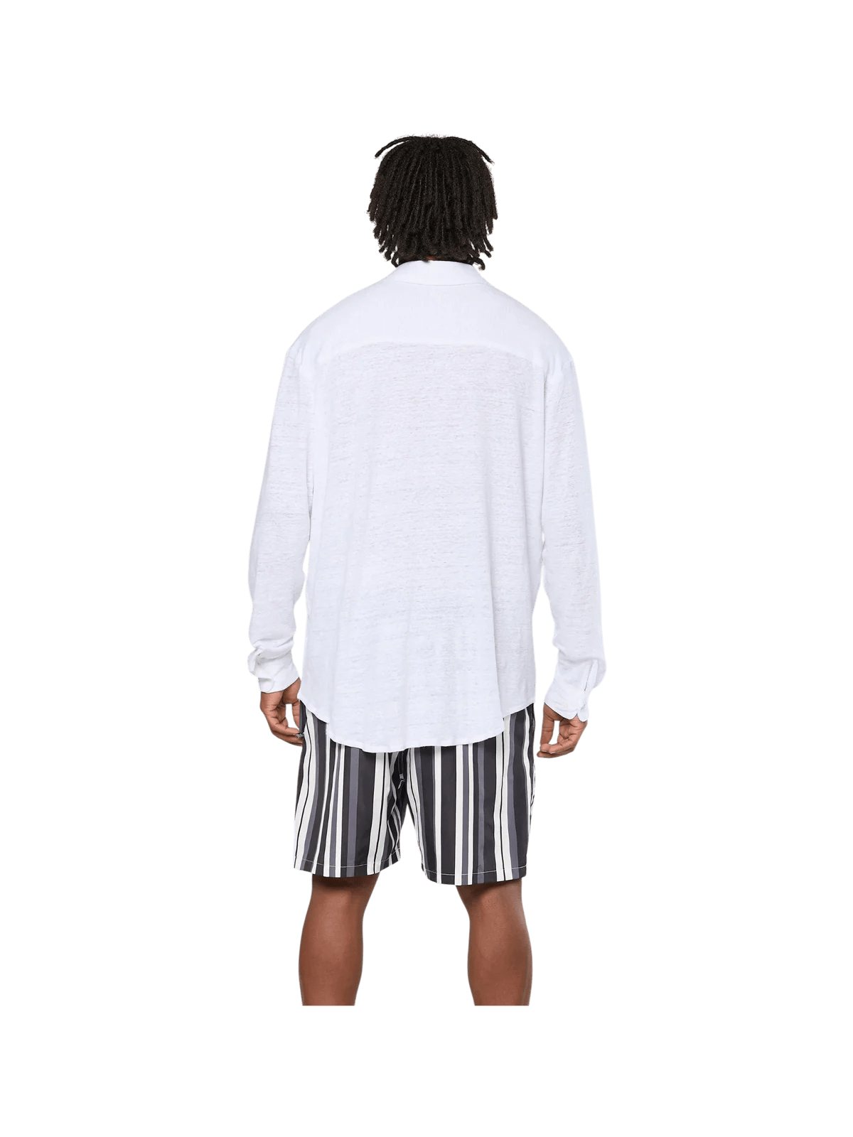 AINKER – Stripe 829 Black Swimwear