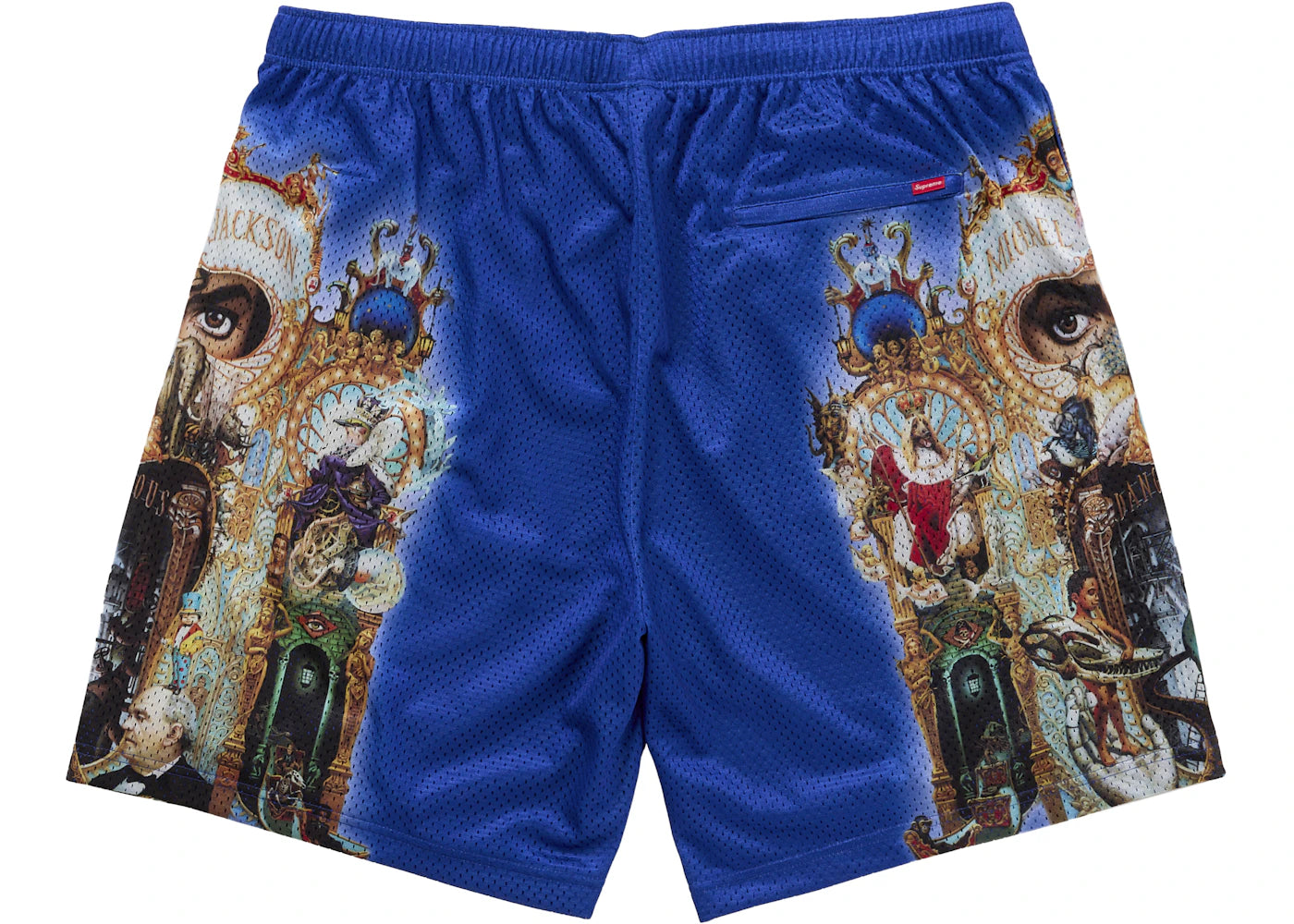 Supreme Michael Jackson Dangerous Mesh Short Royal