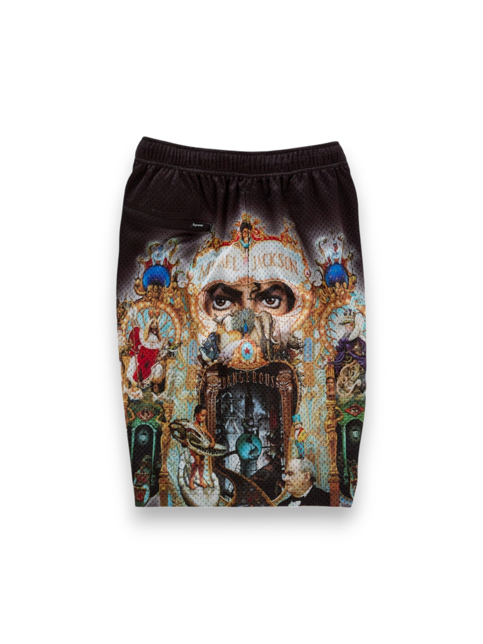 Supreme Michael Jackson Dangerous Mesh Short Black