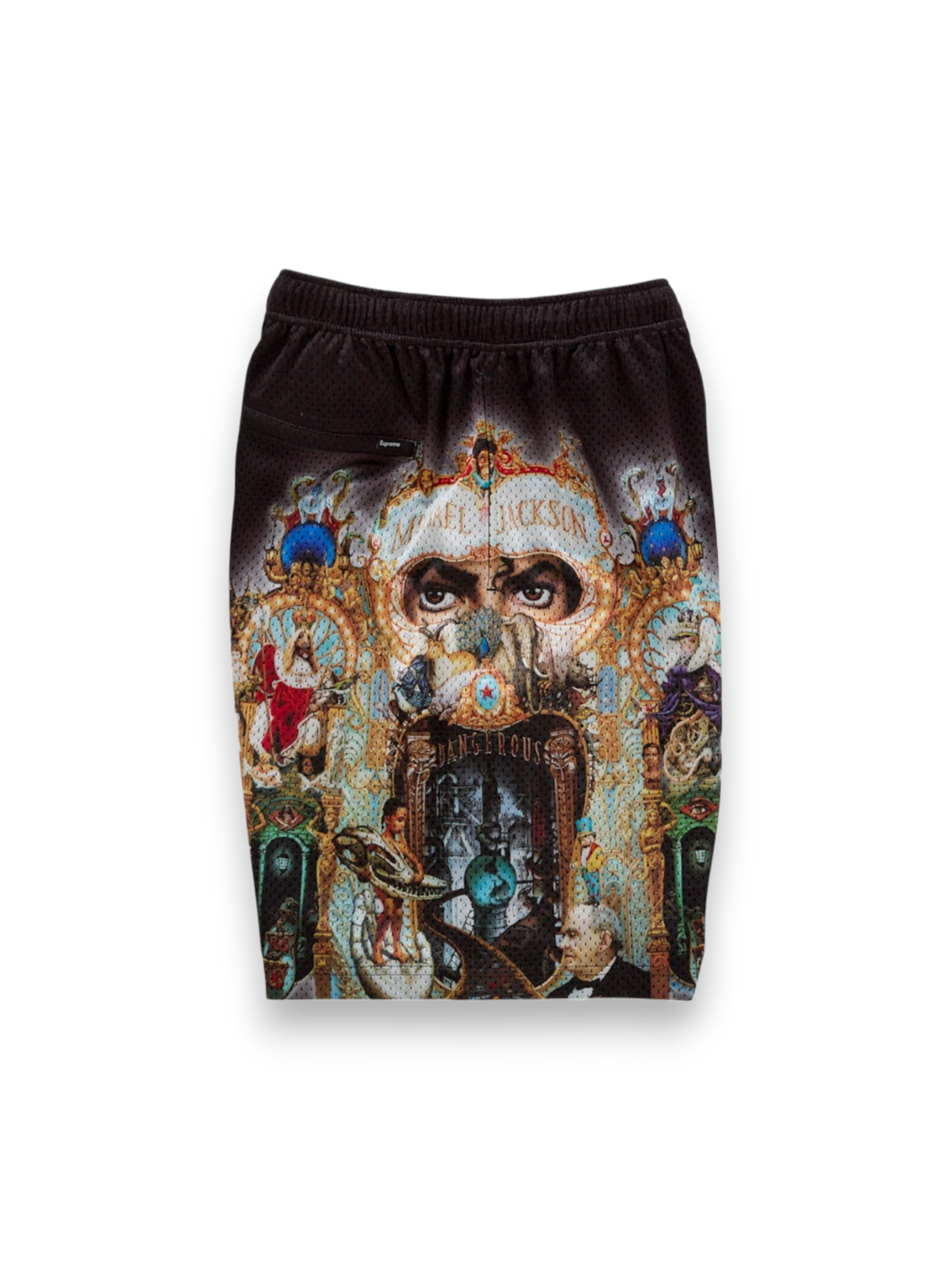 Supreme Michael Jackson Dangerous Mesh Short Black