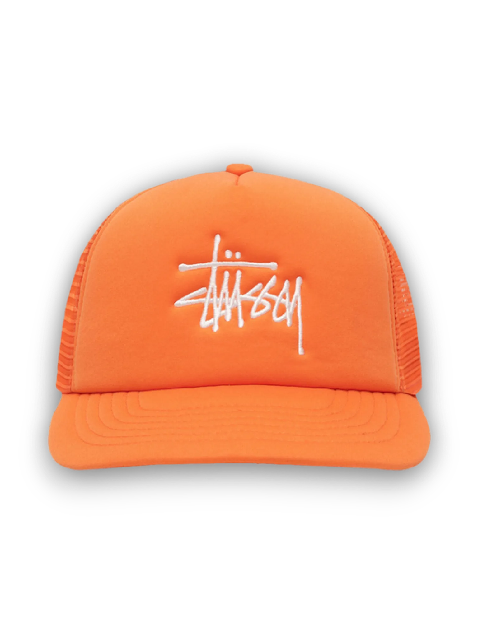 Stussy Trucker Big Basic Snapback 'Orange'