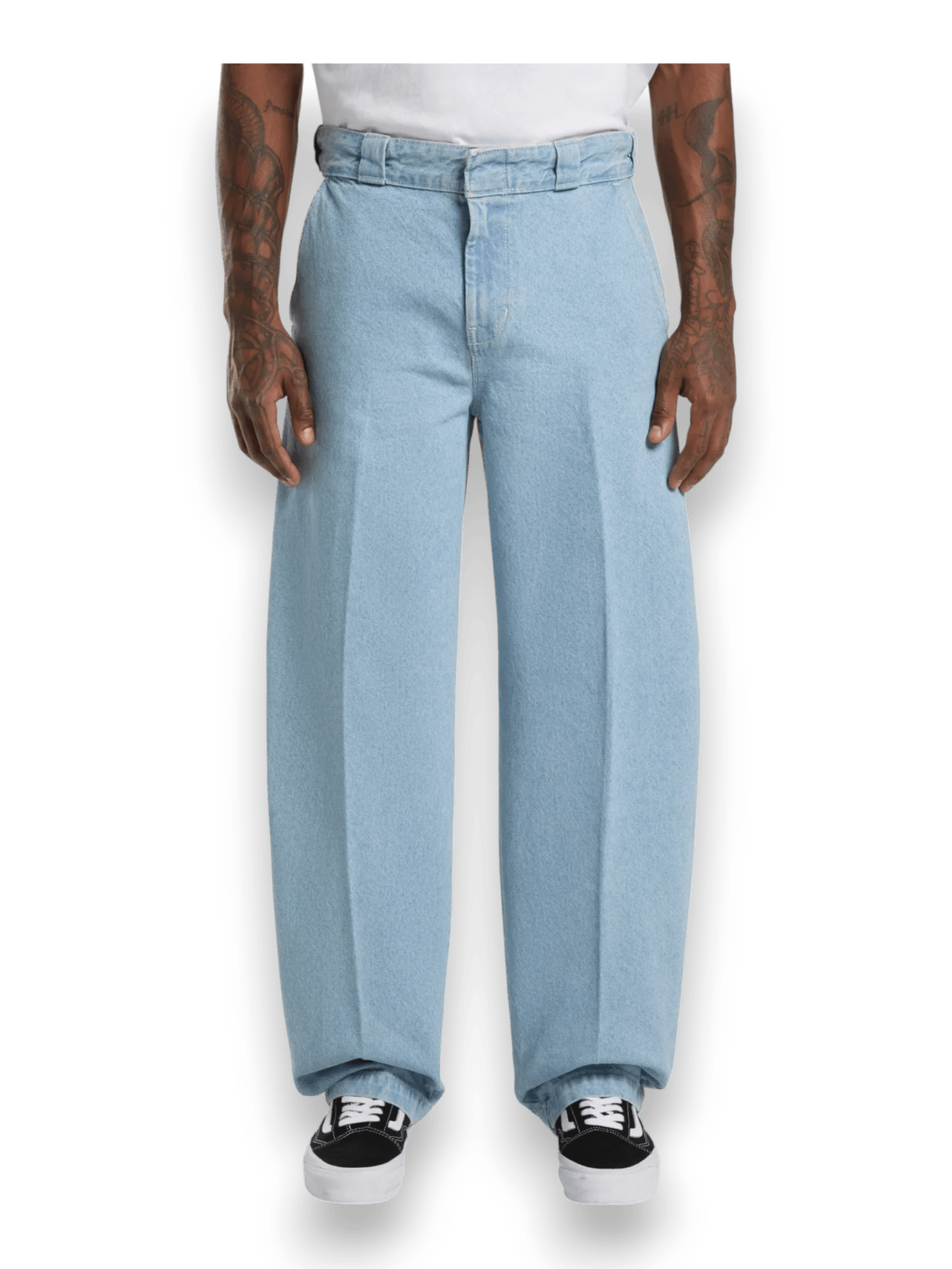 DICKIES 877 Barrel Leg Work jeans Aged Blue