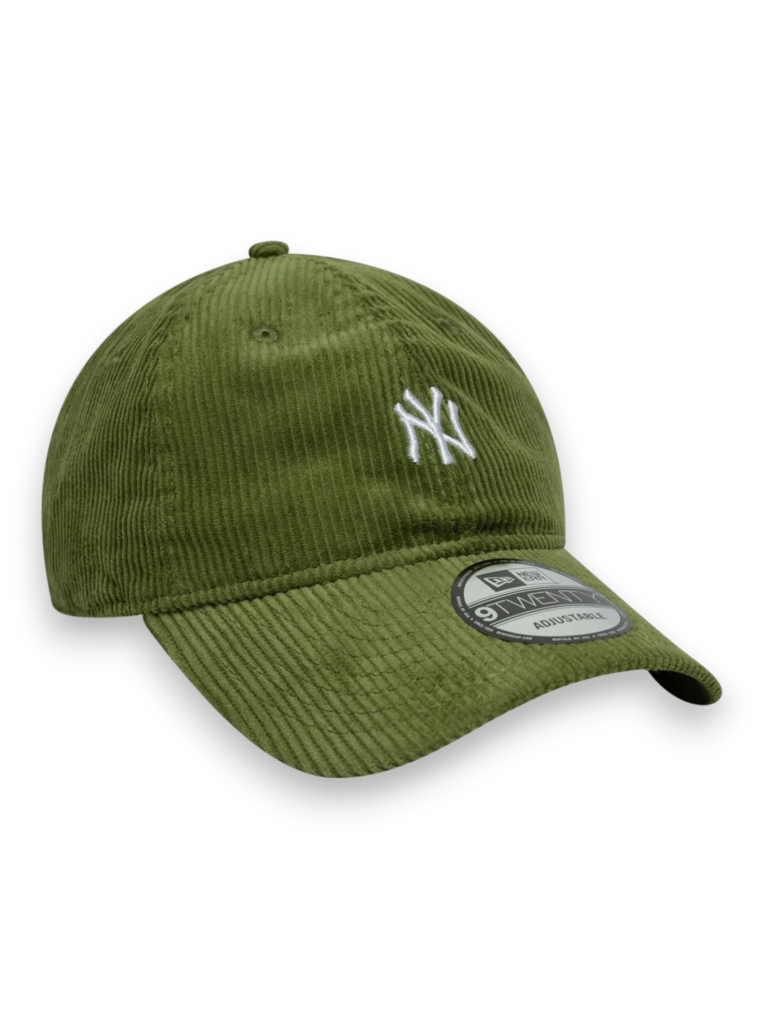 New Era 9TWENTY New York Yankees MLB Cord Verde Scuro