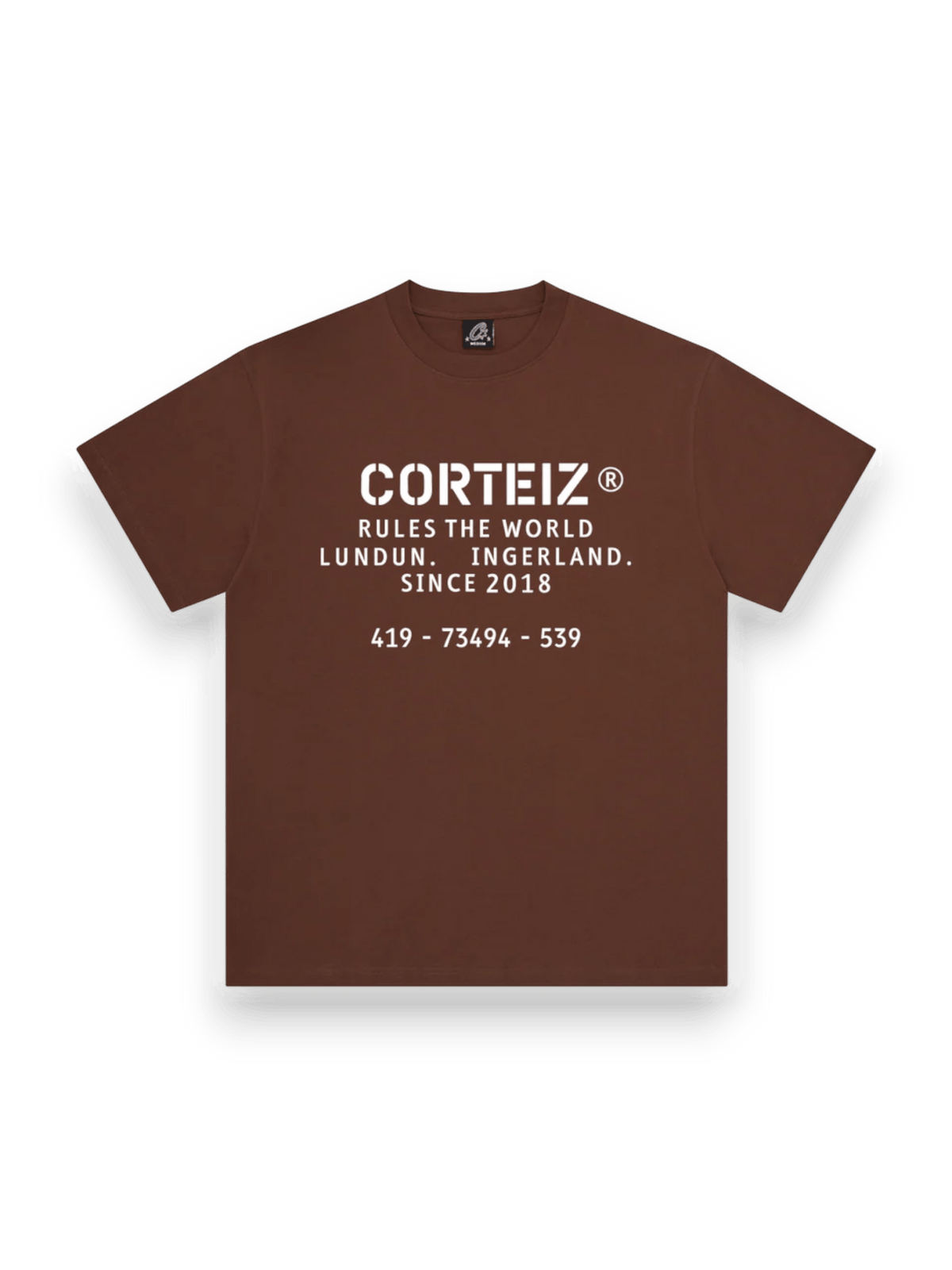 Corteiz OG Stencil Tee Brown