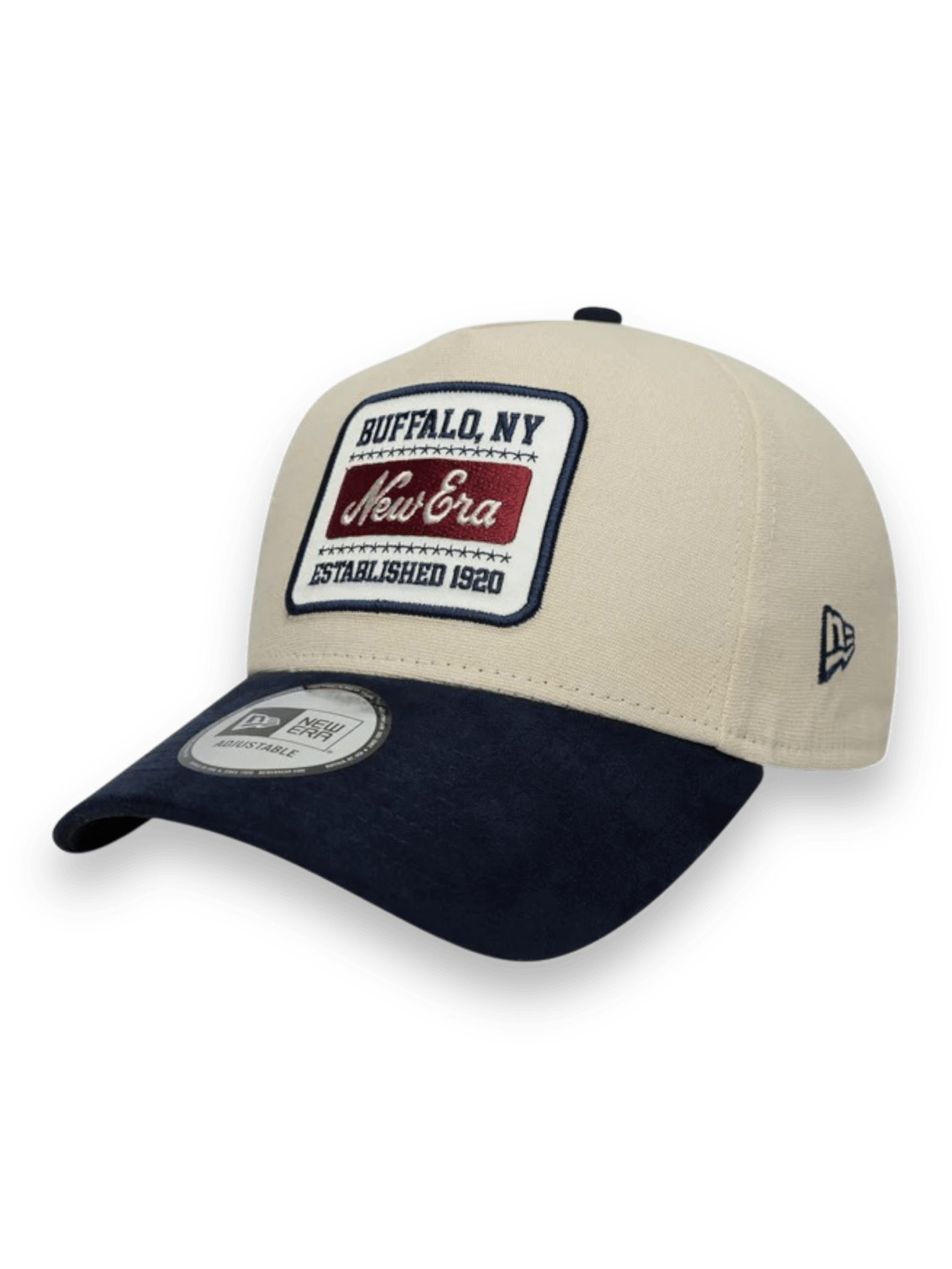 New Era 9FORTY E-Frame New Era Patch Suede Crema